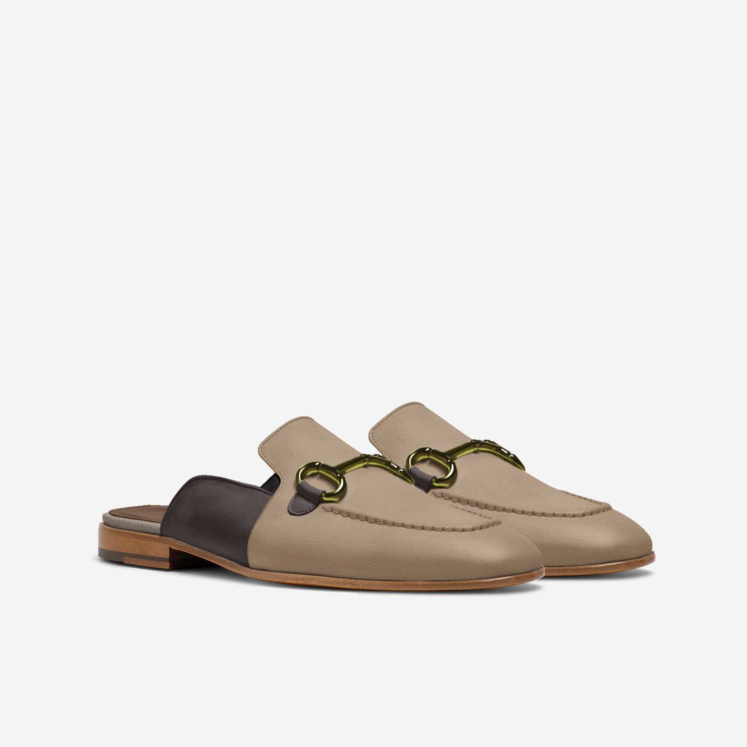 Dona custom made in Italy shoes by Habib Kamara | Double view
