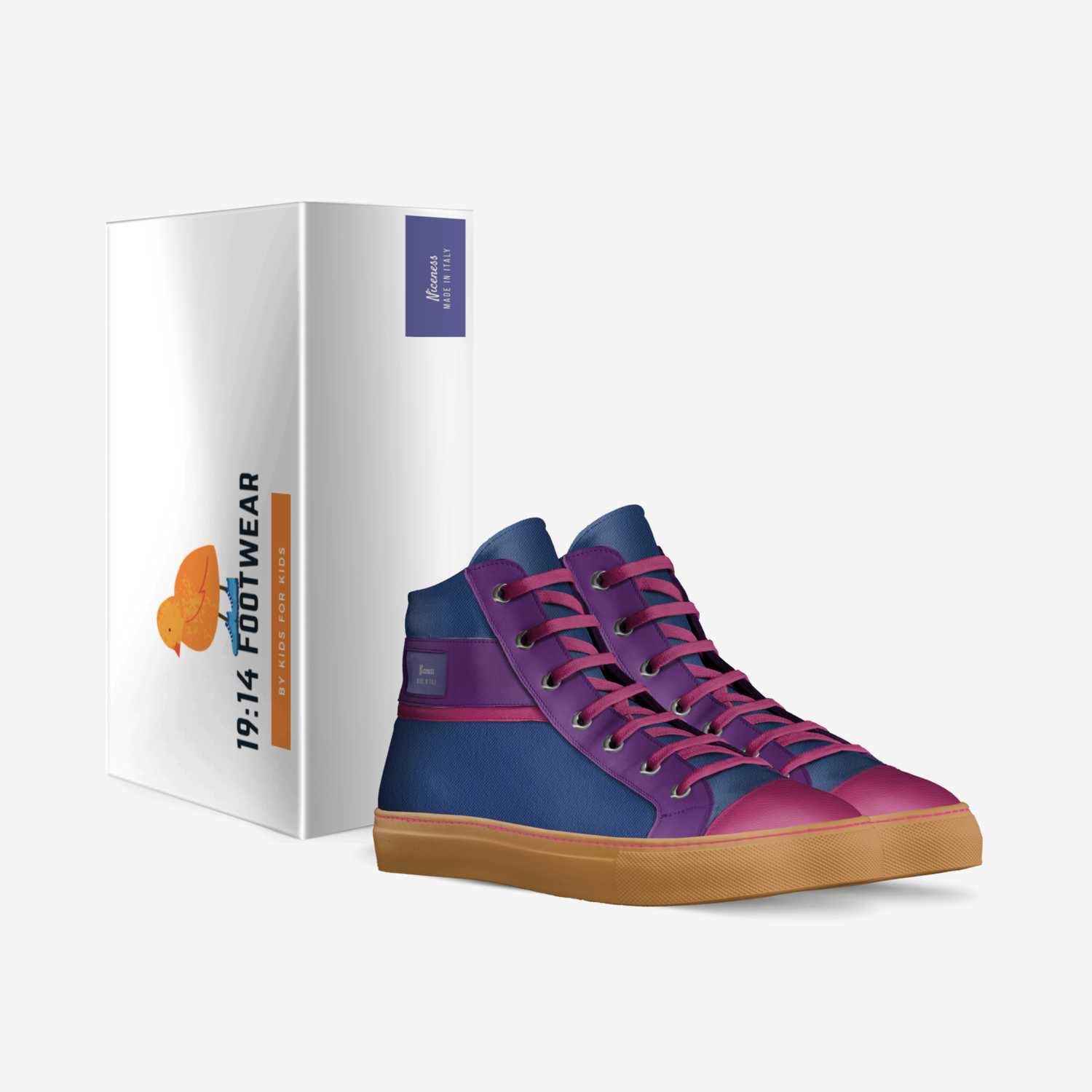 Niceness custom made in Italy shoes by Judah Davis | Box view