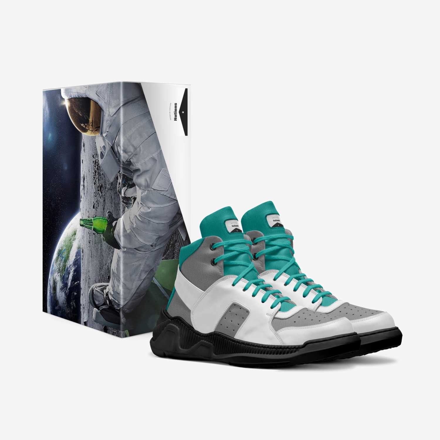 Nations custom made in Italy shoes by Bar-kim Green | Box view
