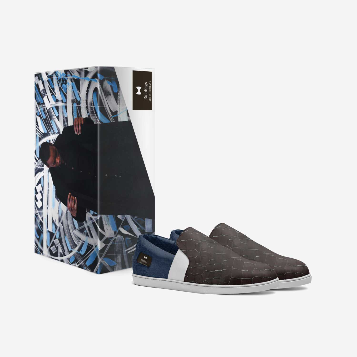 RichRags custom made in Italy shoes by Dedrick Hardy | Box view