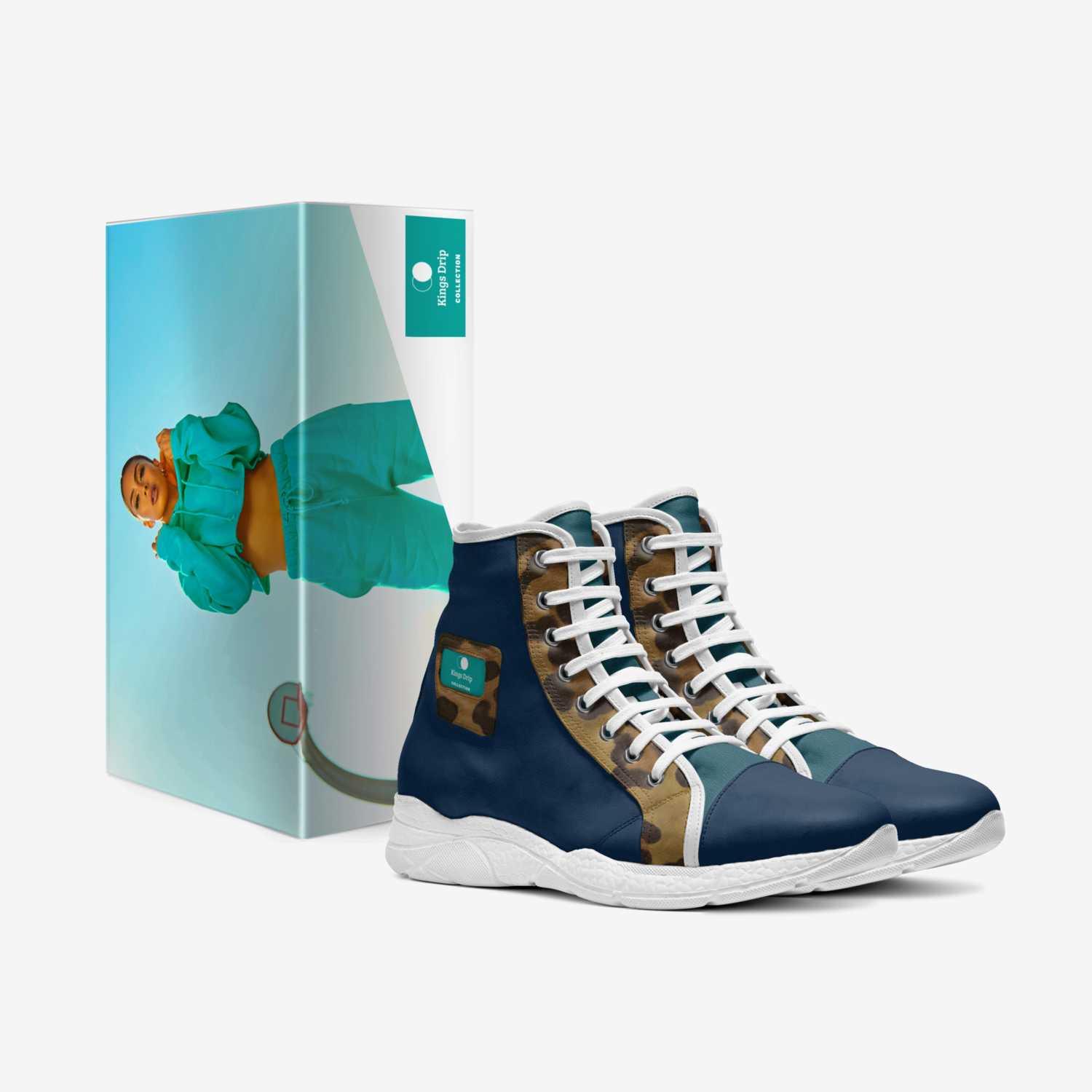 Kings Drip custom made in Italy shoes by Dedrick Hardy | Box view
