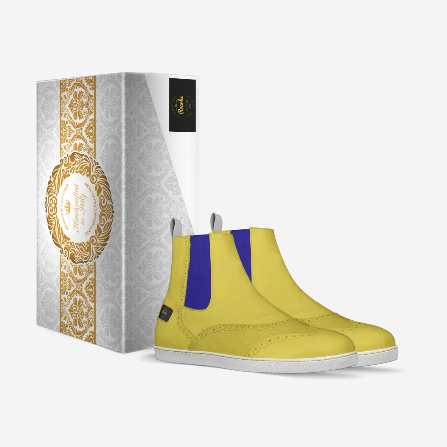 Roarks custom made in Italy shoes by Alex Dangers | Box view