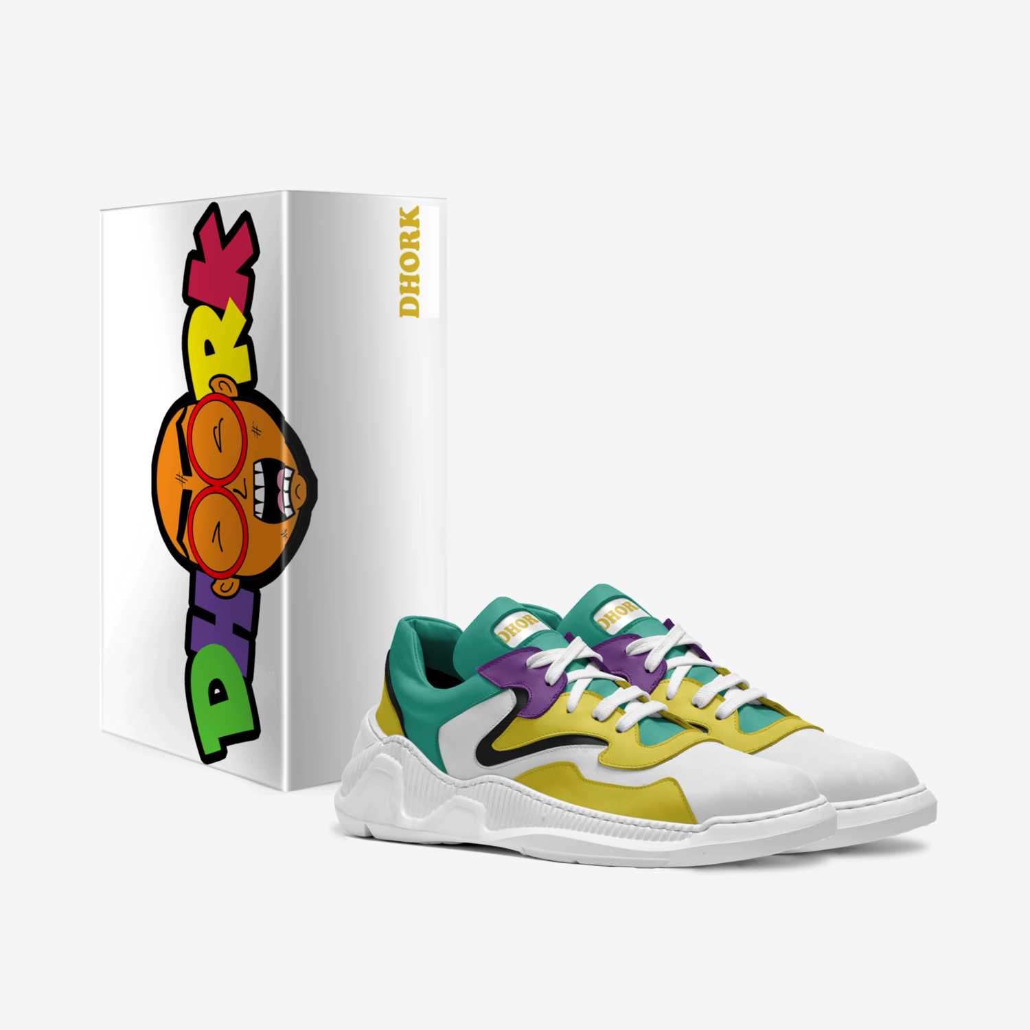 Dhork custom made in Italy shoes by Chasmar Wells | Box view