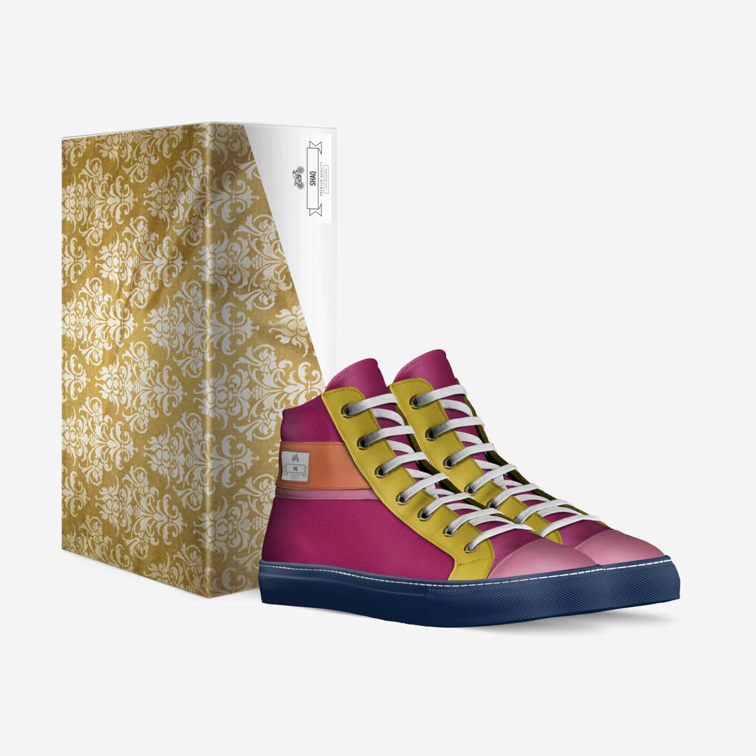 Shaq custom made in Italy shoes by Alex Dangers | Box view