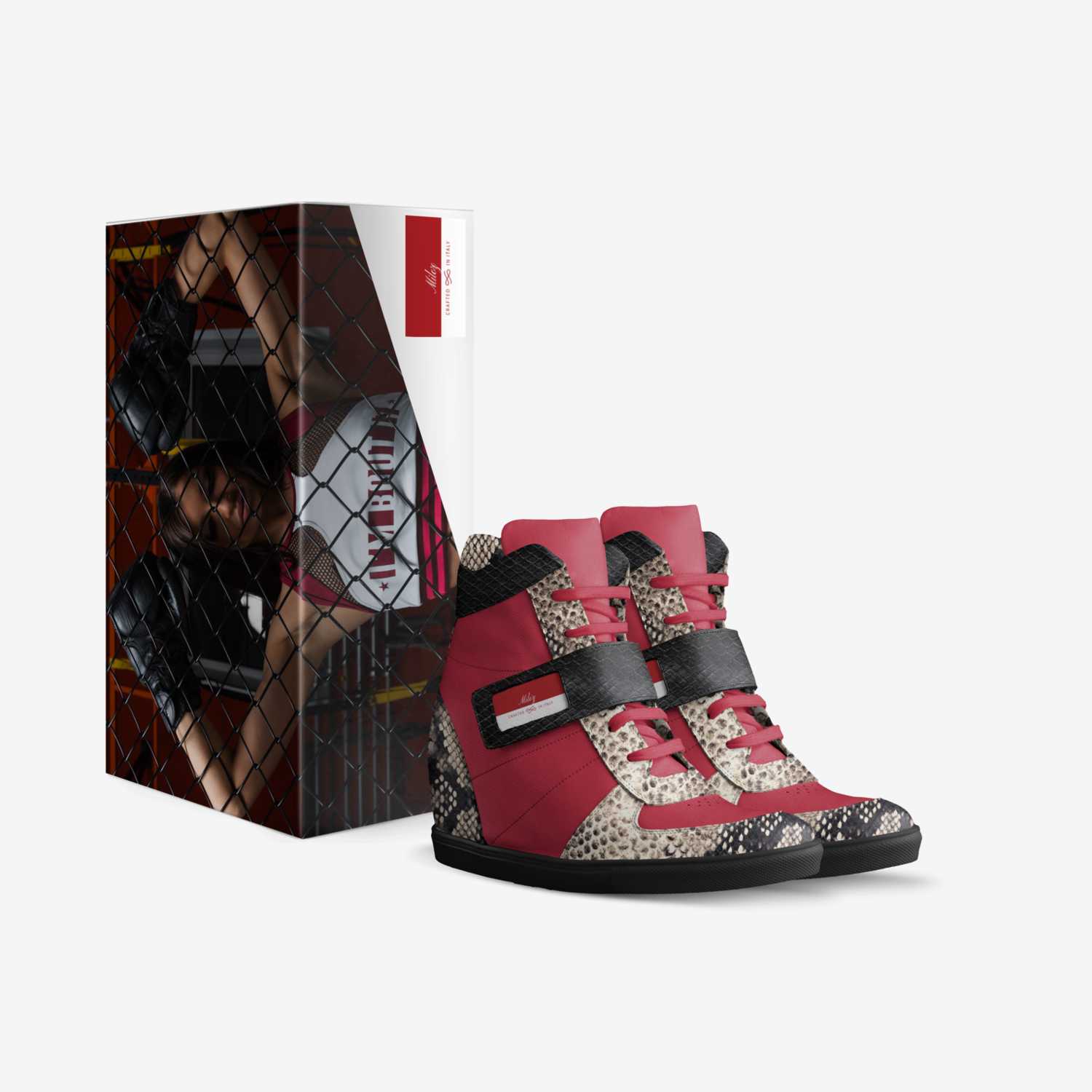 Miloz custom made in Italy shoes by Fereca Jancley Footwear | Box view