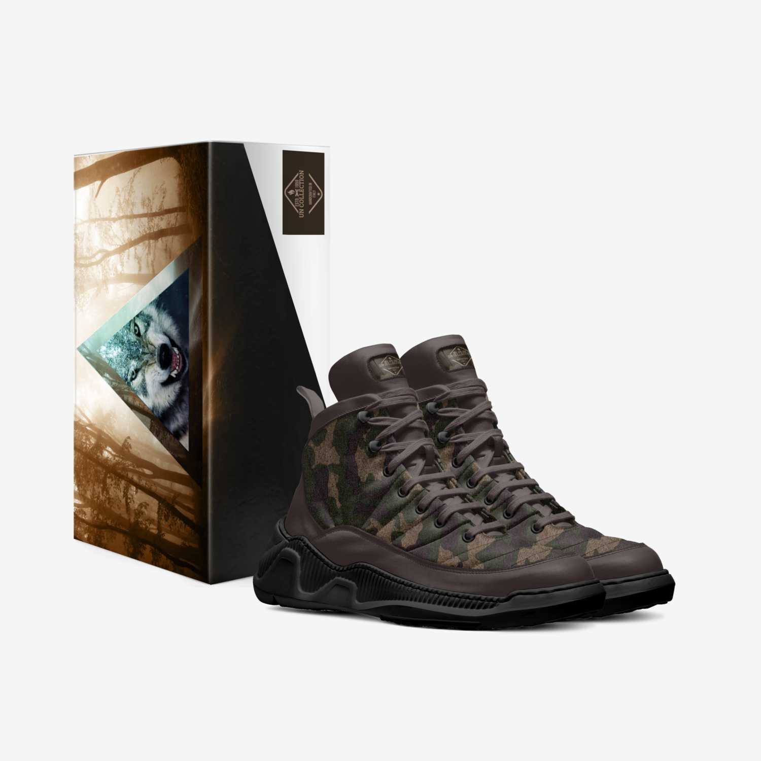 UN COLLECTION  custom made in Italy shoes by Duvall Daniels | Box view