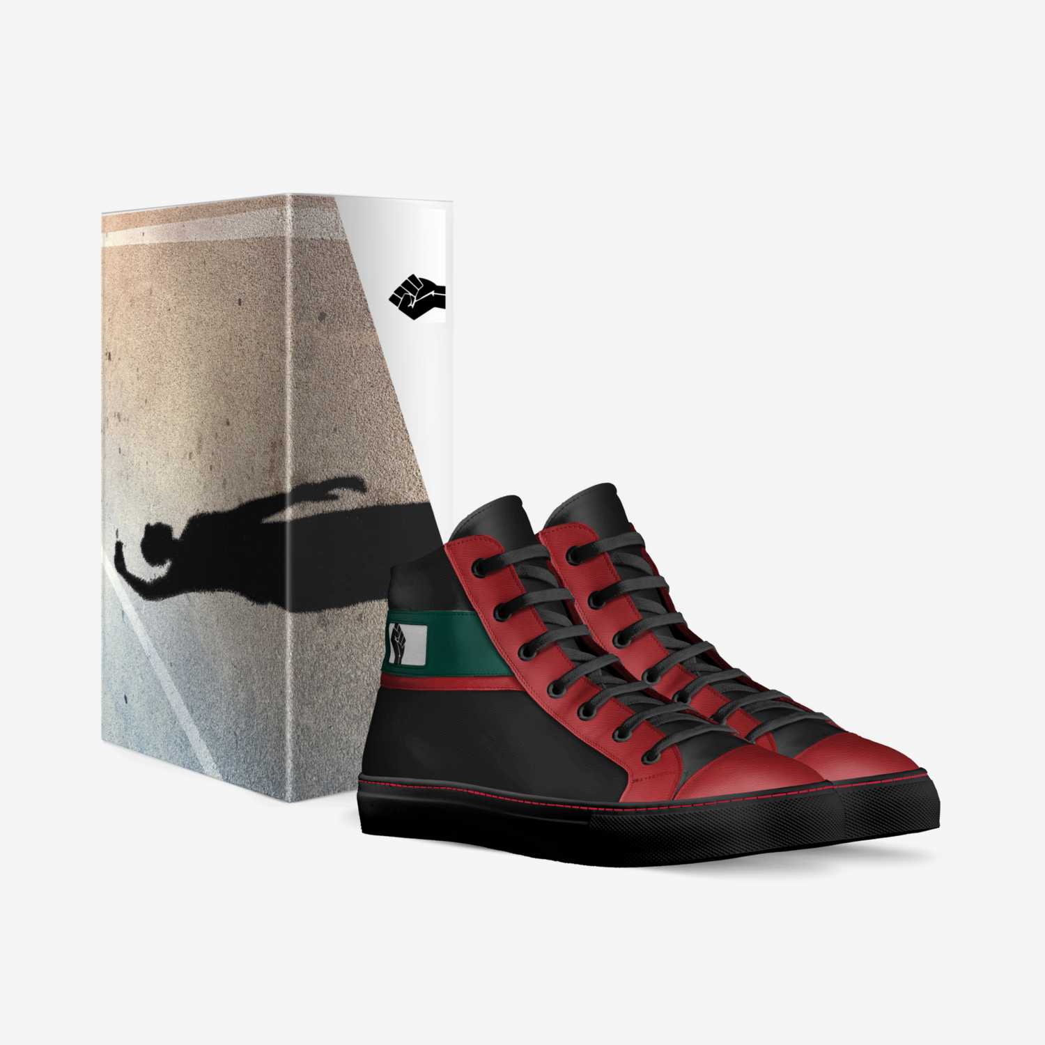Freedom Fighter custom made in Italy shoes by Jay Rene | Box view