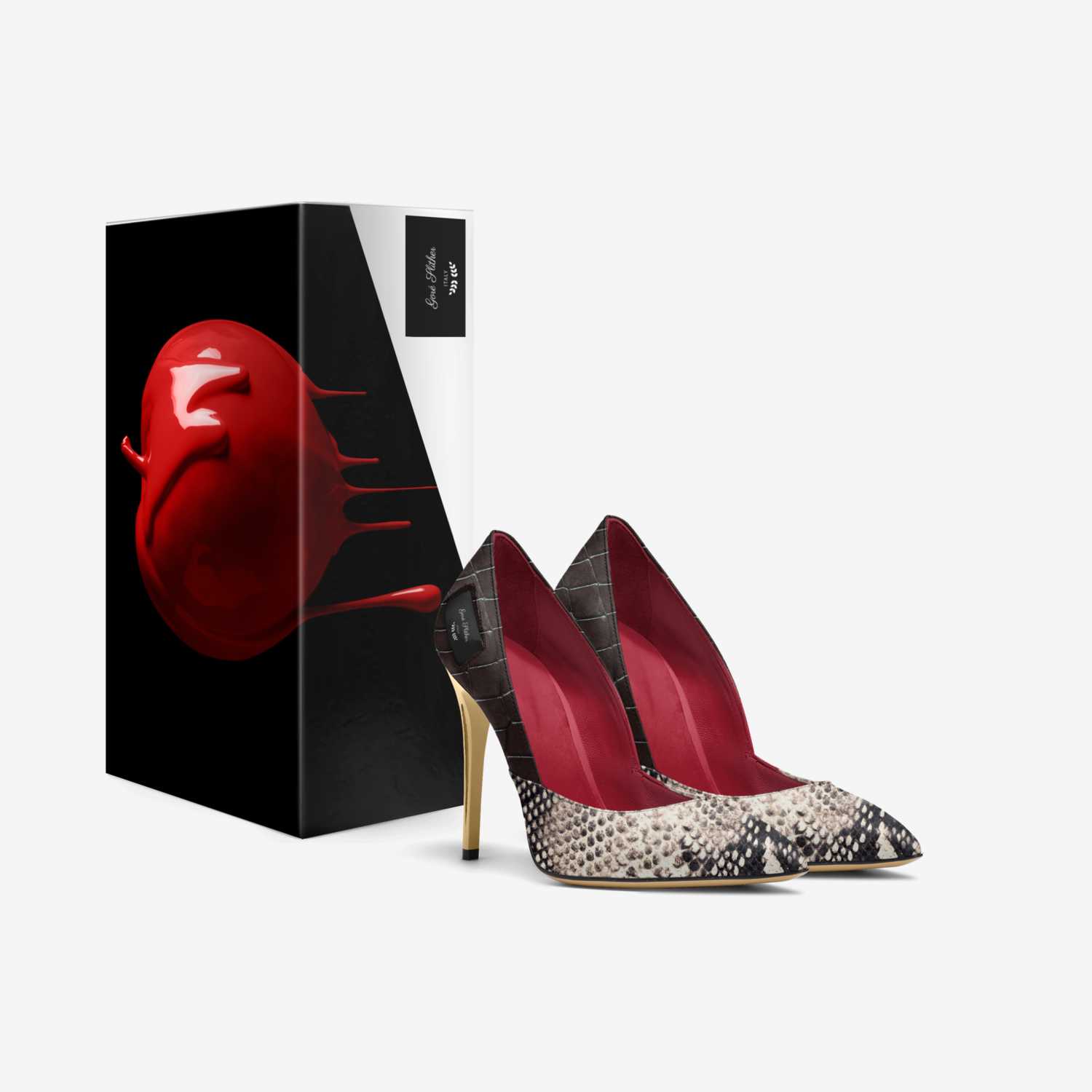 Goré Slither custom made in Italy shoes by Darrick Gore | Box view