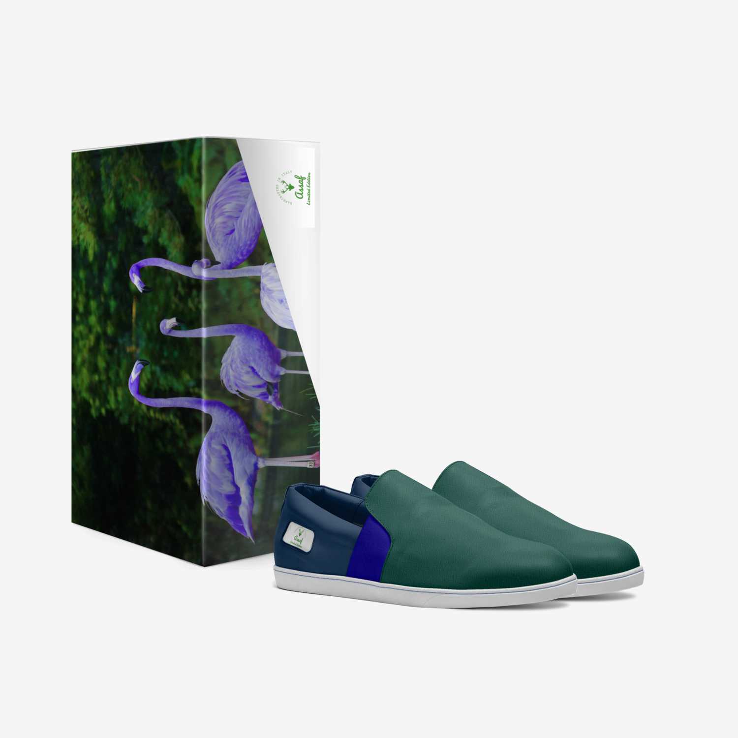 Assaf custom made in Italy shoes by Saheed Fadairo | Box view