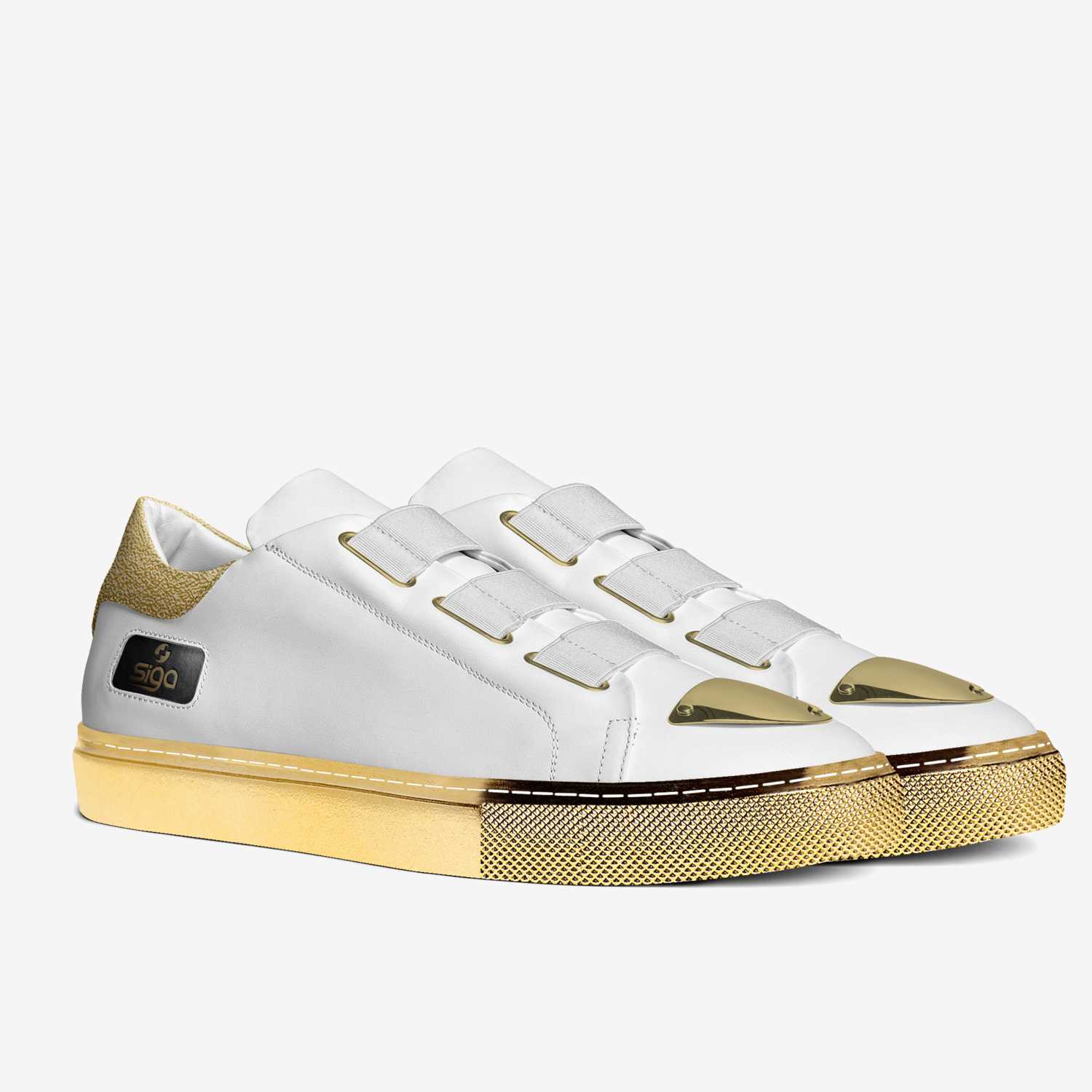 SIGA  custom made in Italy shoes by Nondumiso Mabaso | Double view