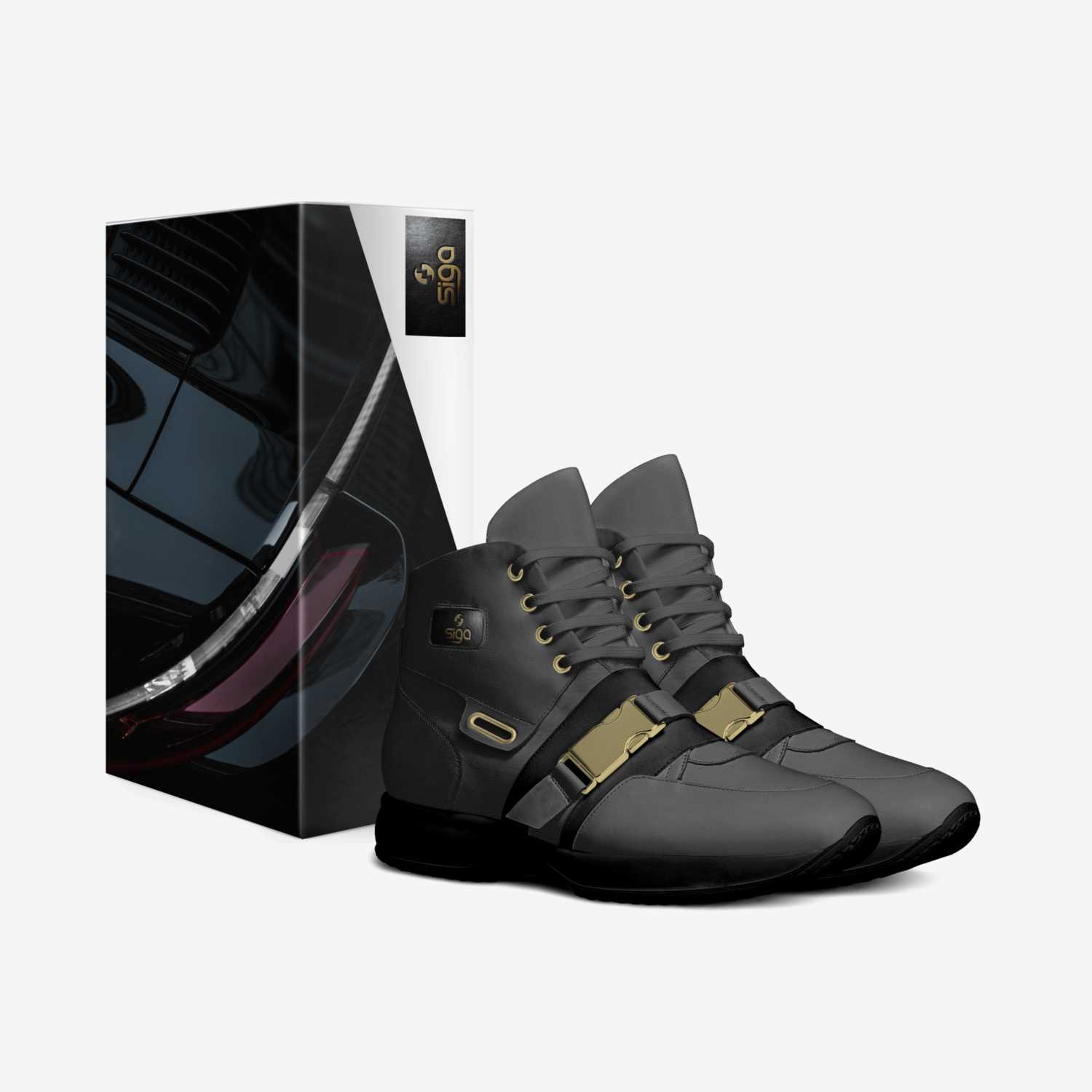 SIGA  custom made in Italy shoes by Nondumiso Mabaso | Box view