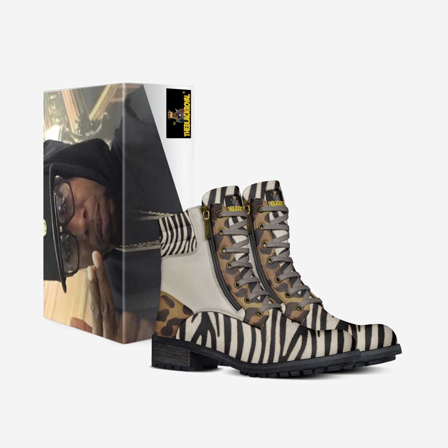 Go Hard RoYaL 21s custom made in Italy shoes by Jason Cleveland | Box view