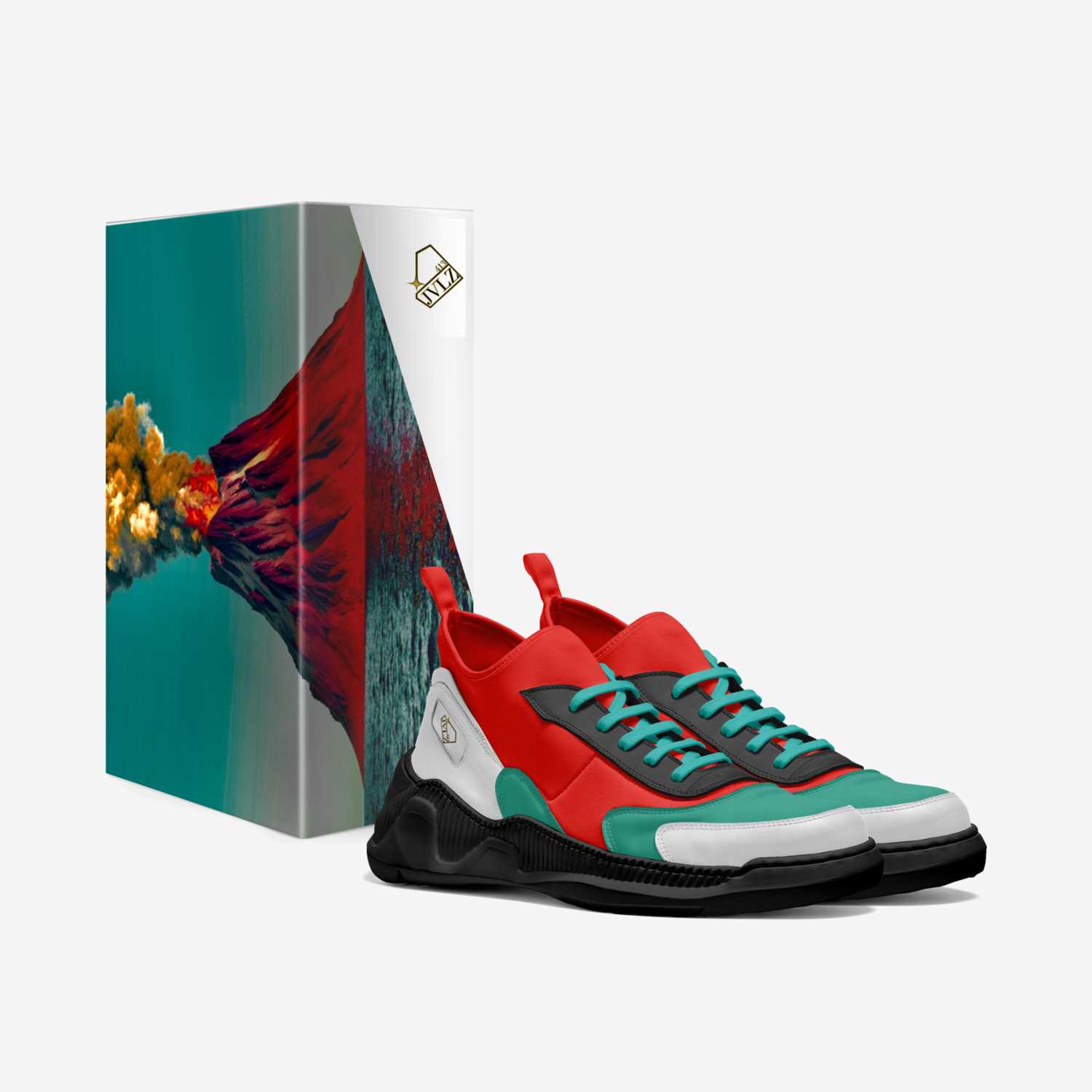 JVLZ Ocean Volcano custom made in Italy shoes by Jonathan Velez | Box view