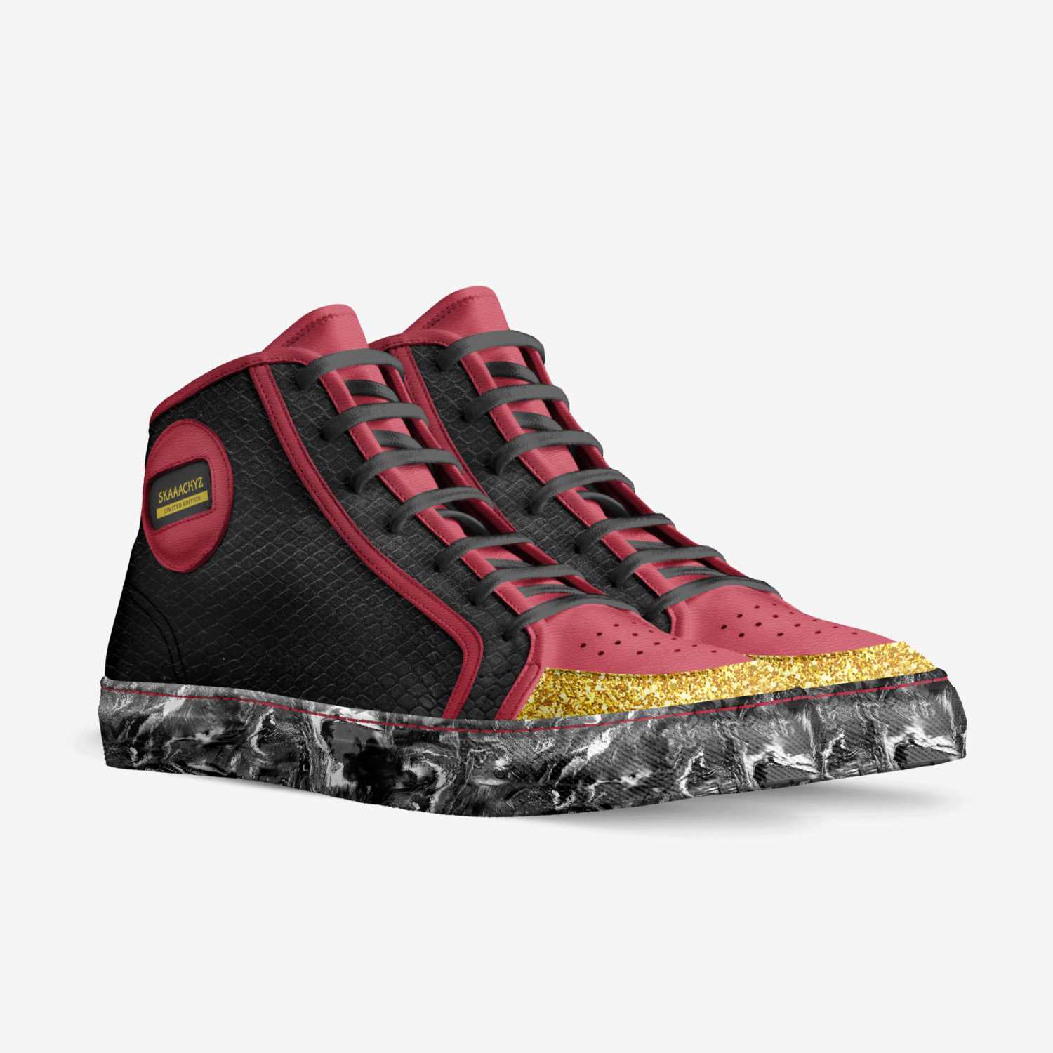 SKAAACHYZ custom made in Italy shoes by Curtis Knight | Double view
