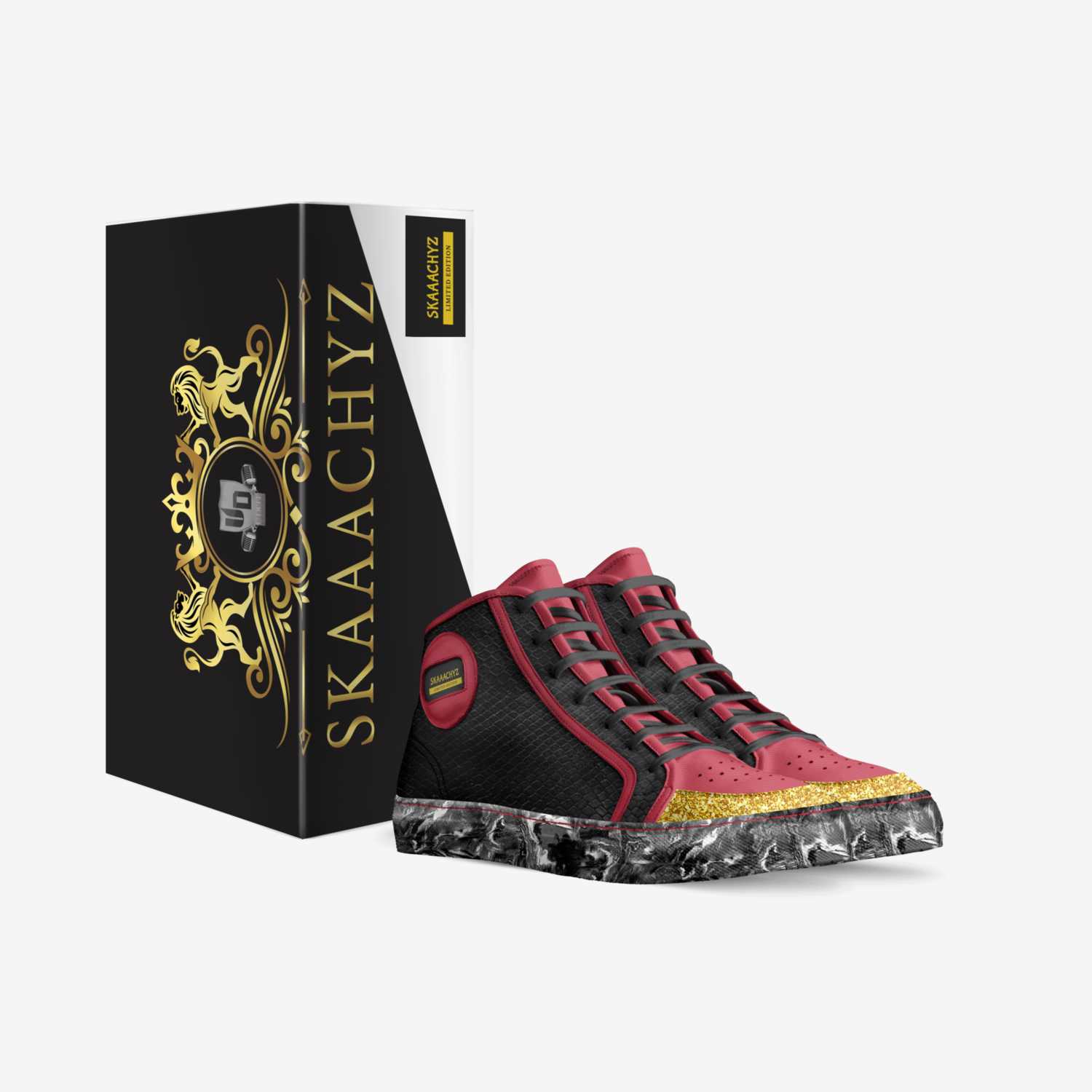 SKAAACHYZ custom made in Italy shoes by Terence Channer | Box view