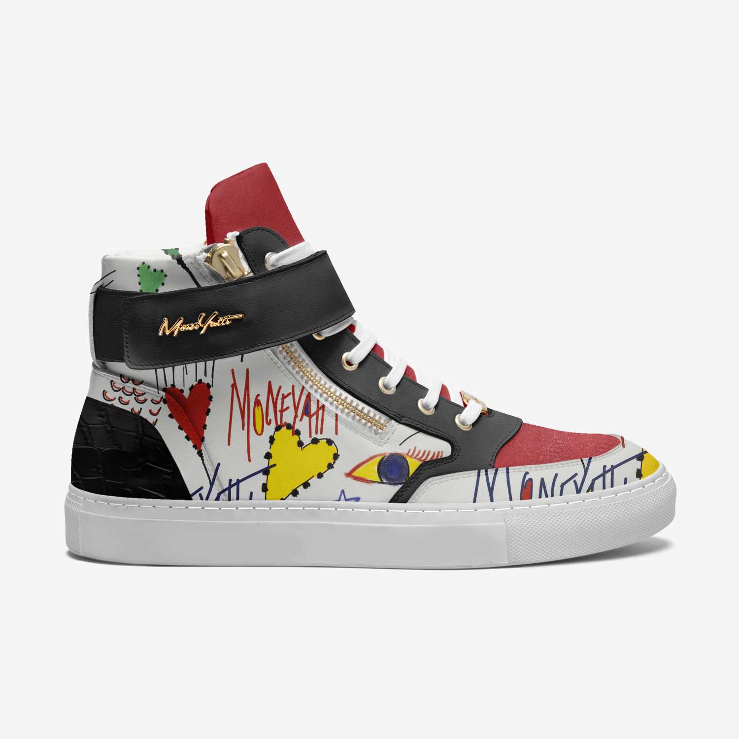 Moneyatti G03 custom made in Italy shoes by Moneyatti Brand | Side view