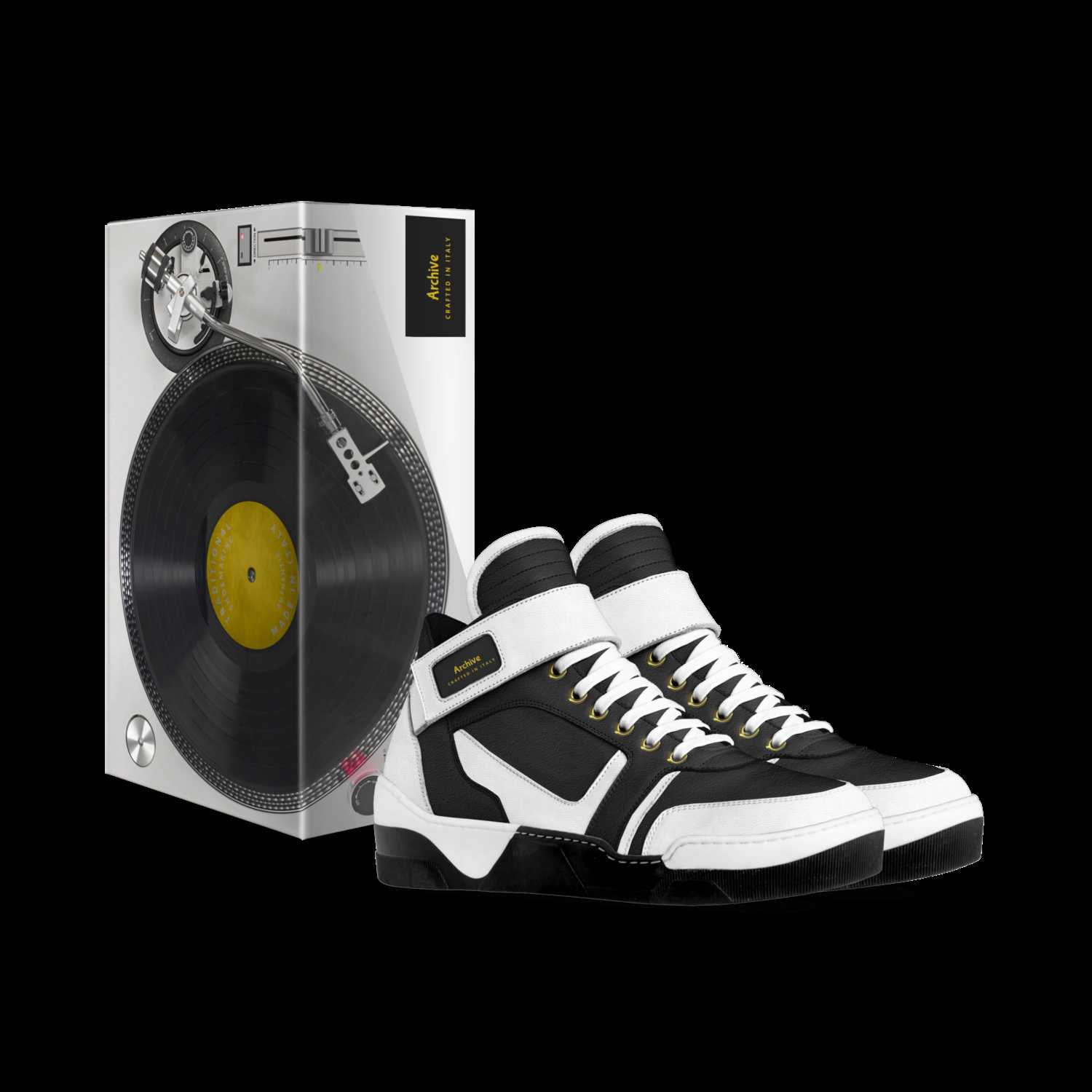 Archive Ruin Custom Leather Sneakers