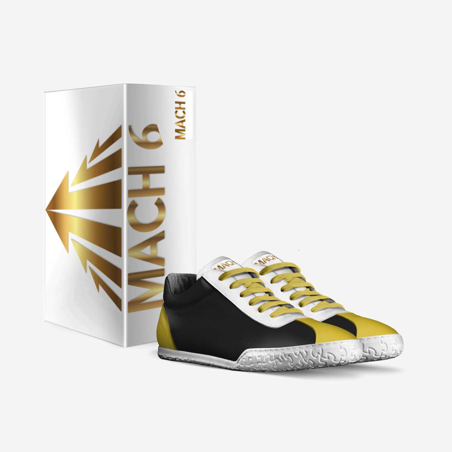 Mach 6 Trainer  custom made in Italy shoes by Lee Ofner | Box view
