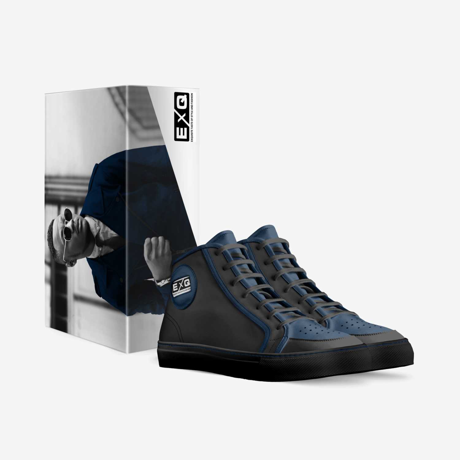 EXQ H.I.M. custom made in Italy shoes by Gralan Early | Box view