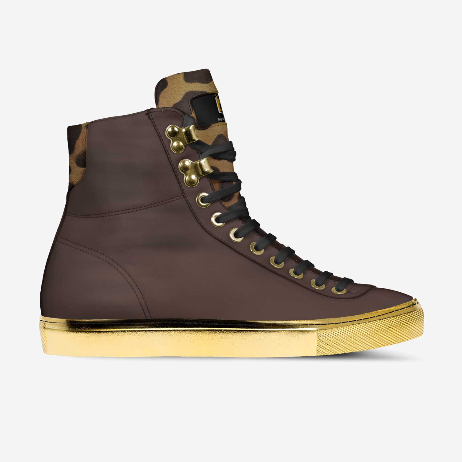 The Steppaz  custom made in Italy shoes by Brian Washington | Side view