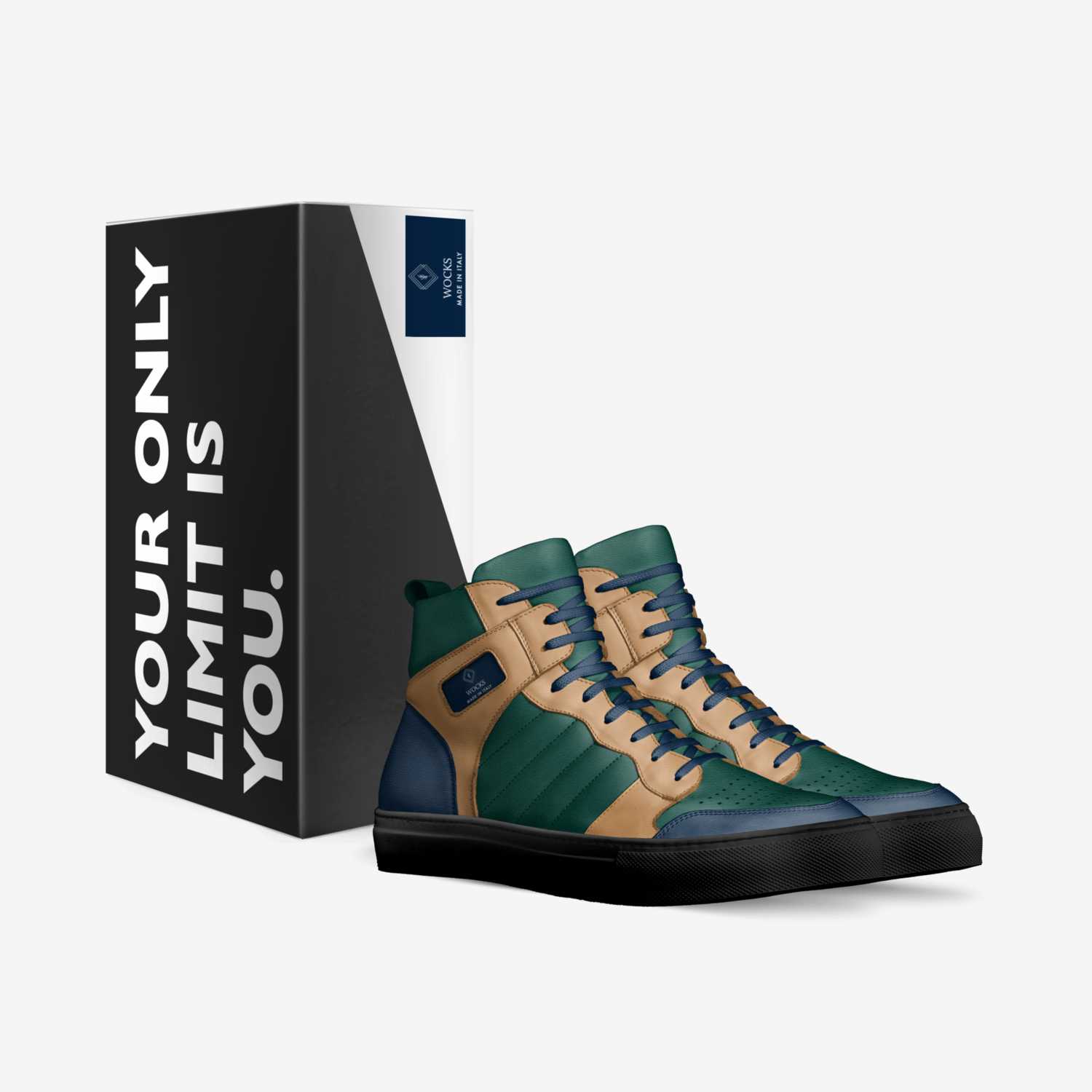 Wocks custom made in Italy shoes by Skyler Wockenfuss | Box view