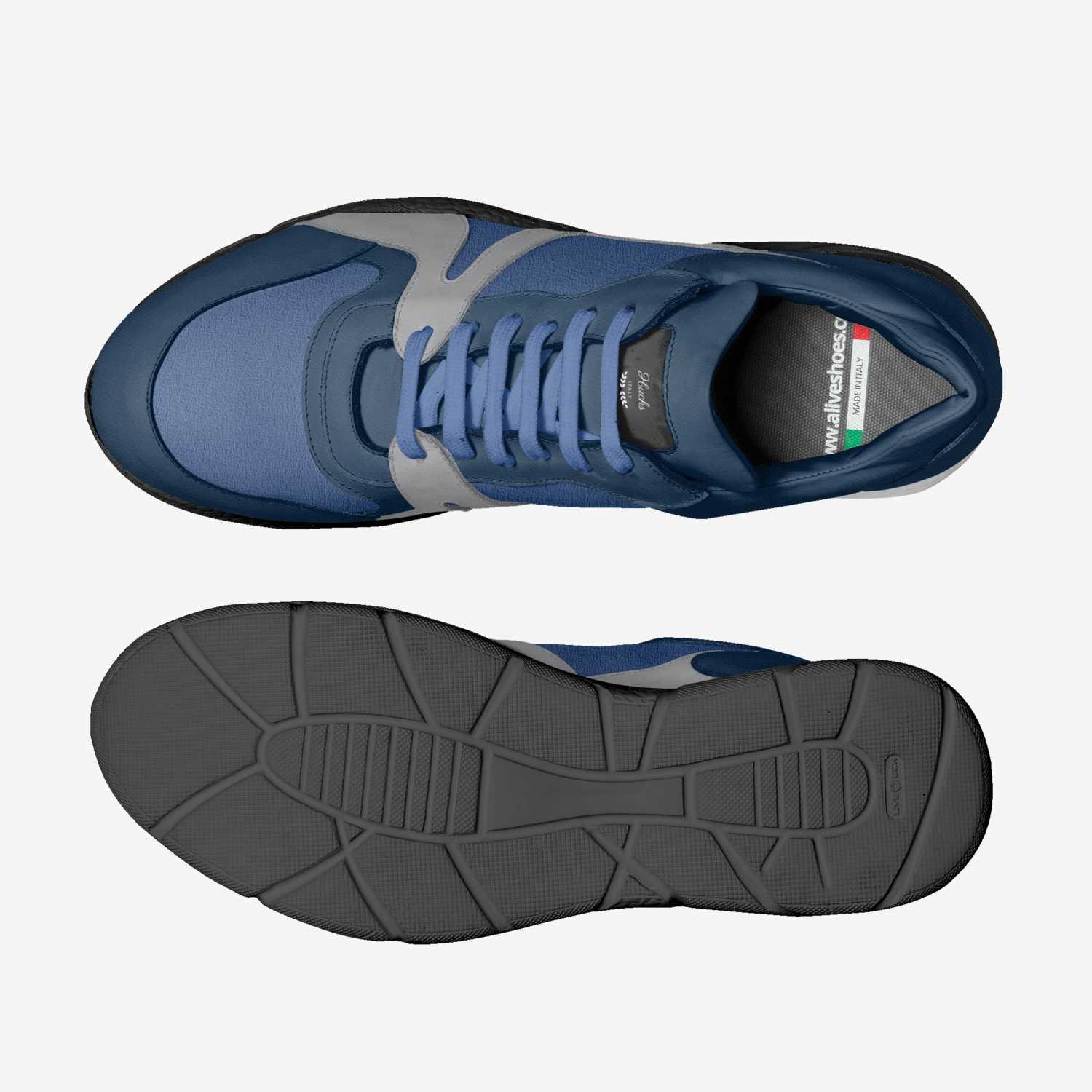 Hucks custom made in Italy shoes by James Huckabee | Top view