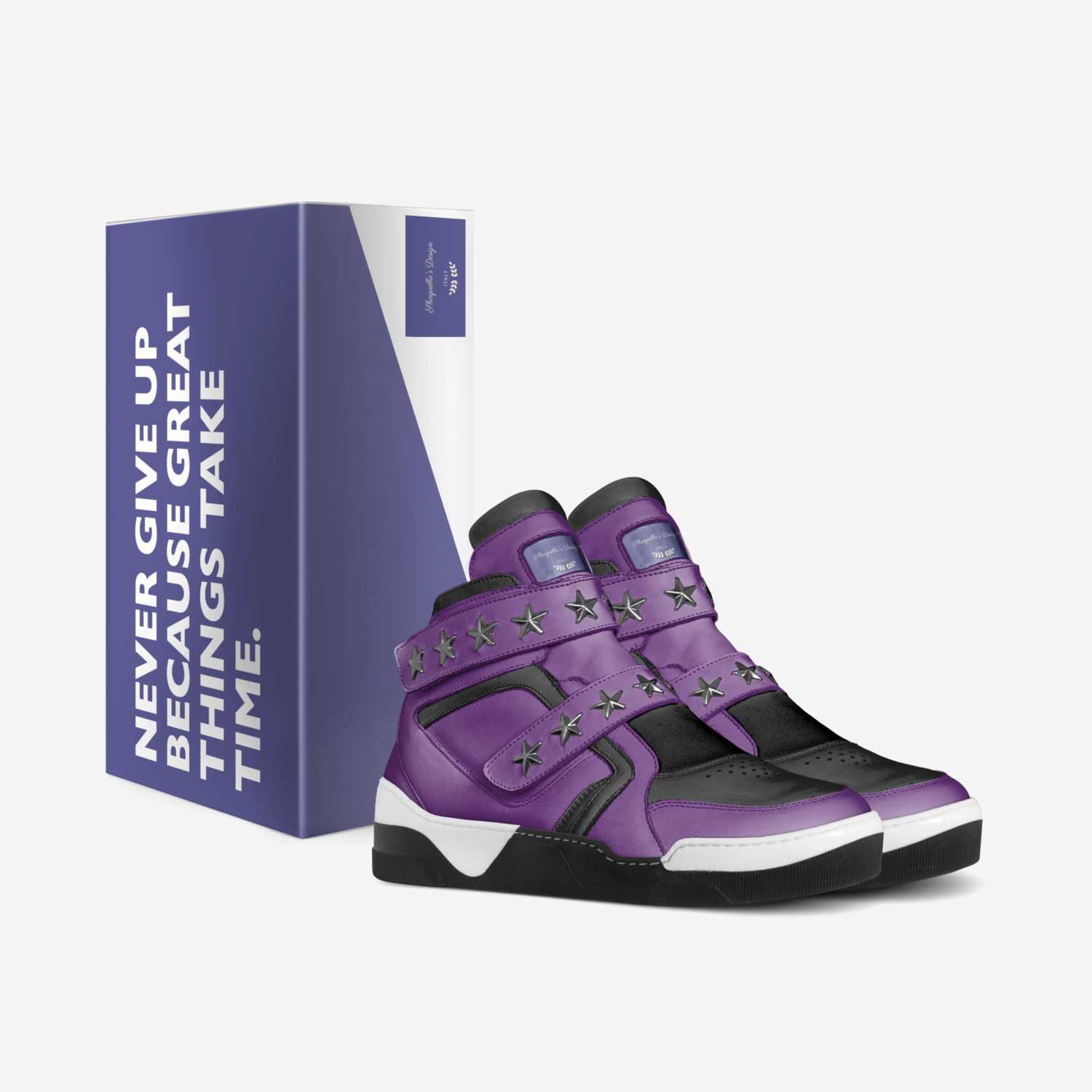 Shaquella's Design custom made in Italy shoes by Shaquella Wallop | Box view