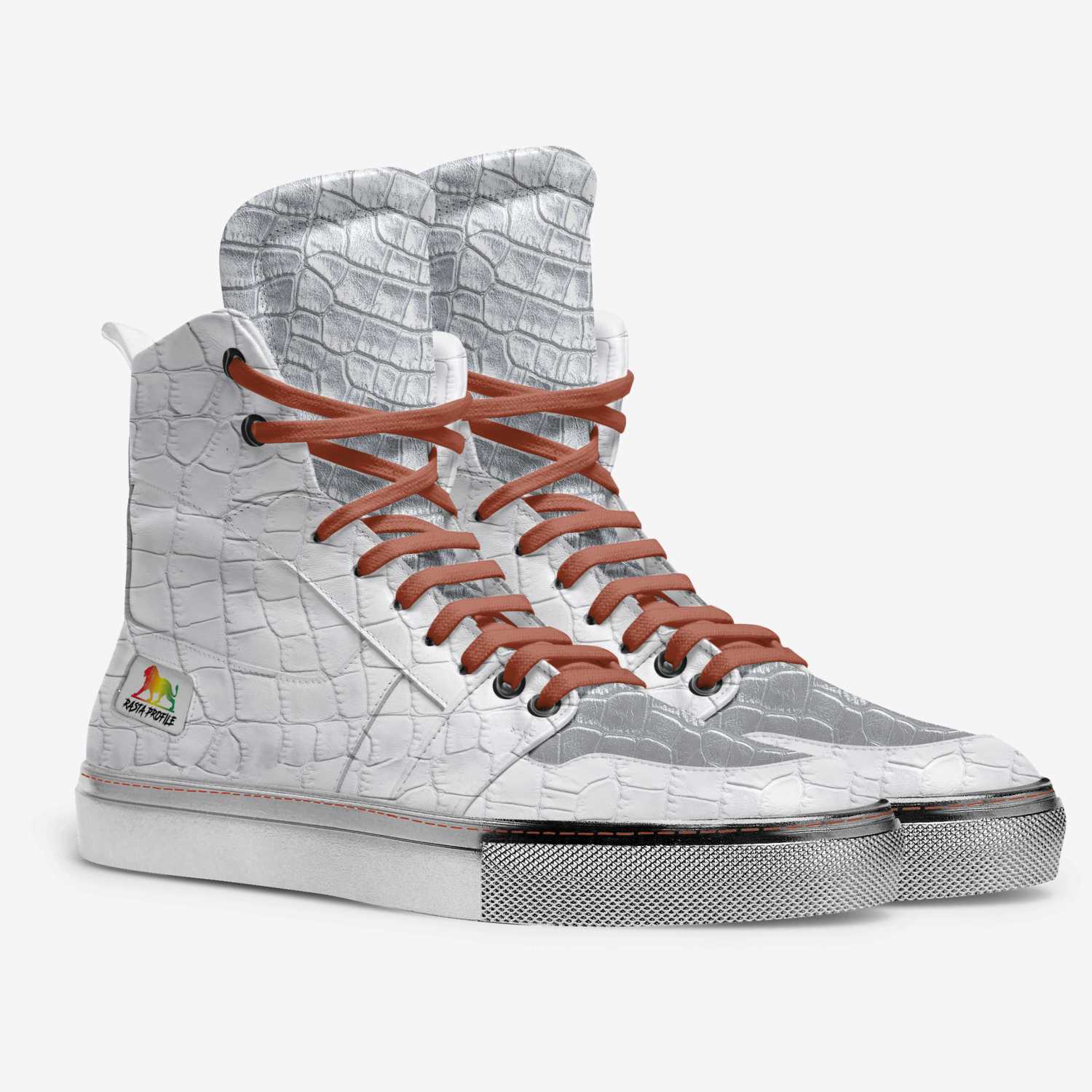 RastaProfile Stree custom made in Italy shoes by Trevor Best | Double view