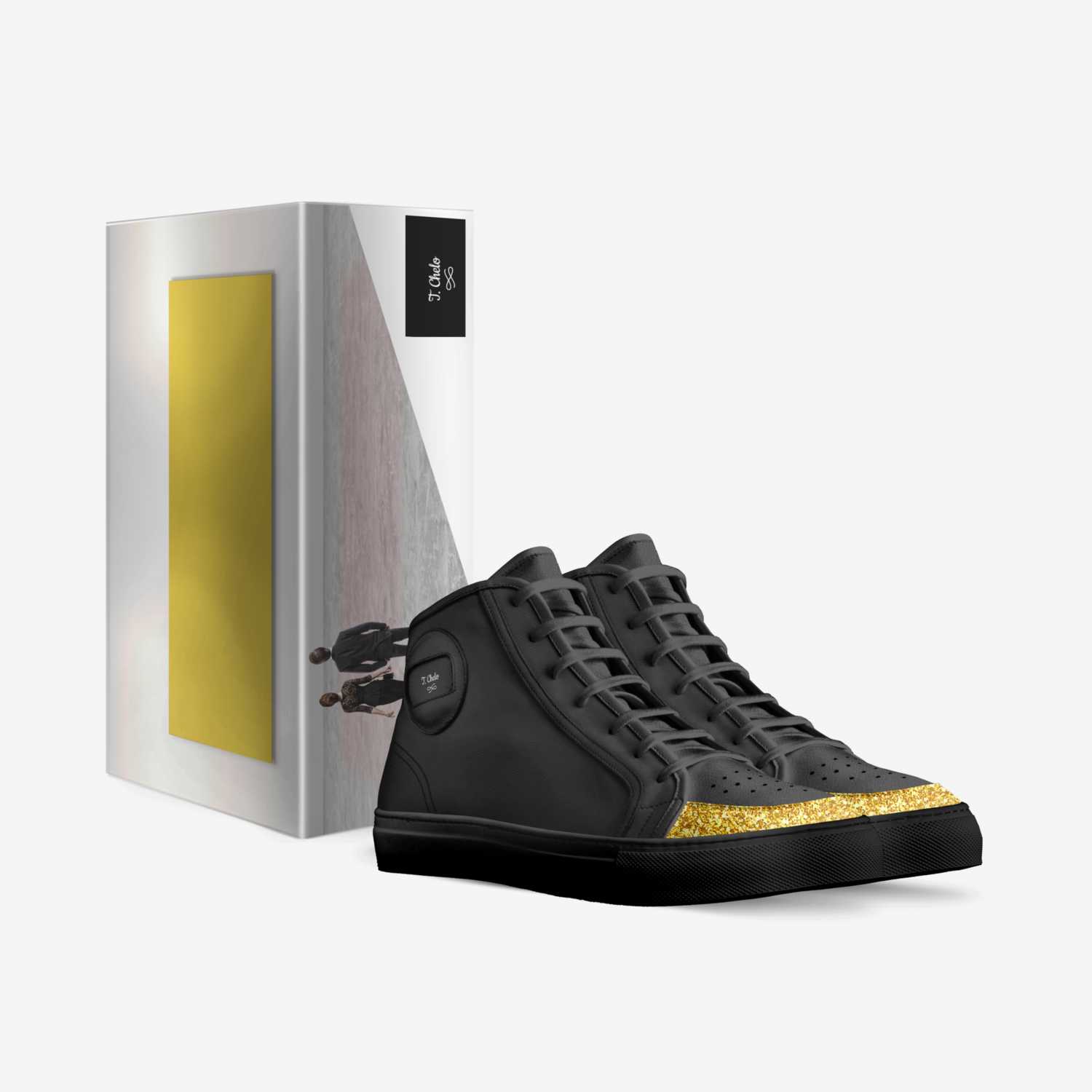Date Night Gold's custom made in Italy shoes by Talisa D | Box view