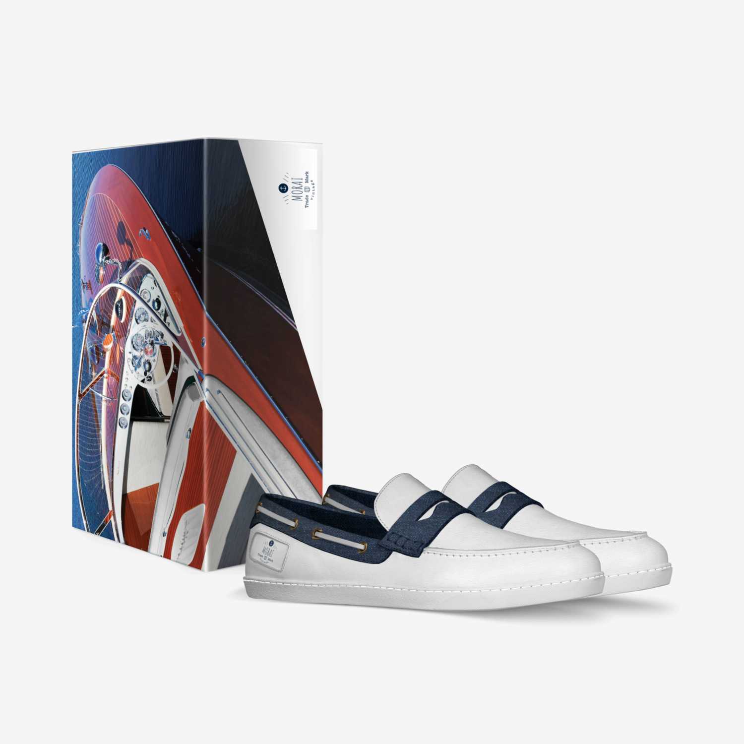 Morai custom made in Italy shoes by Cynthia Medashefski | Box view