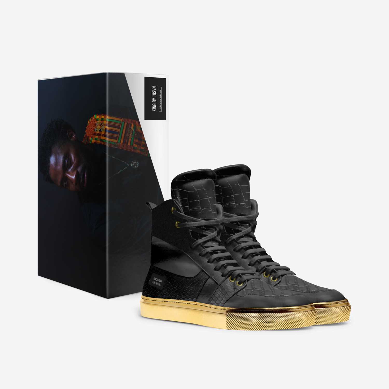King by 10SVN custom made in Italy shoes by Alfred “a.j.” Jones | Box view