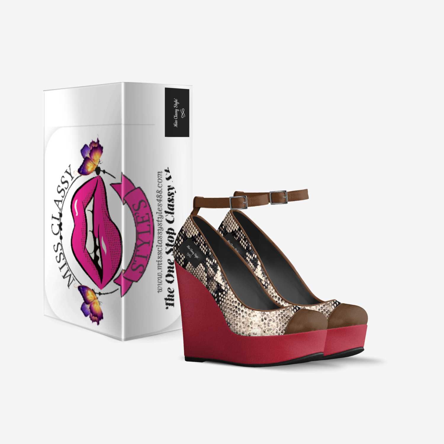 Miss Classy Style' custom made in Italy shoes by Marcie Taylor | Box view