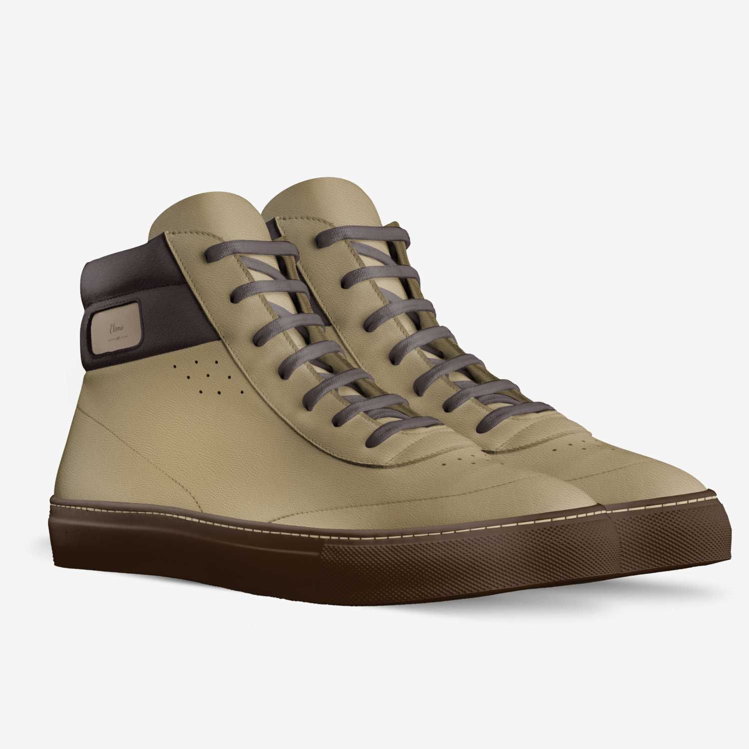 Elemo custom made in Italy shoes by Lesolomane Motenalapi | Double view