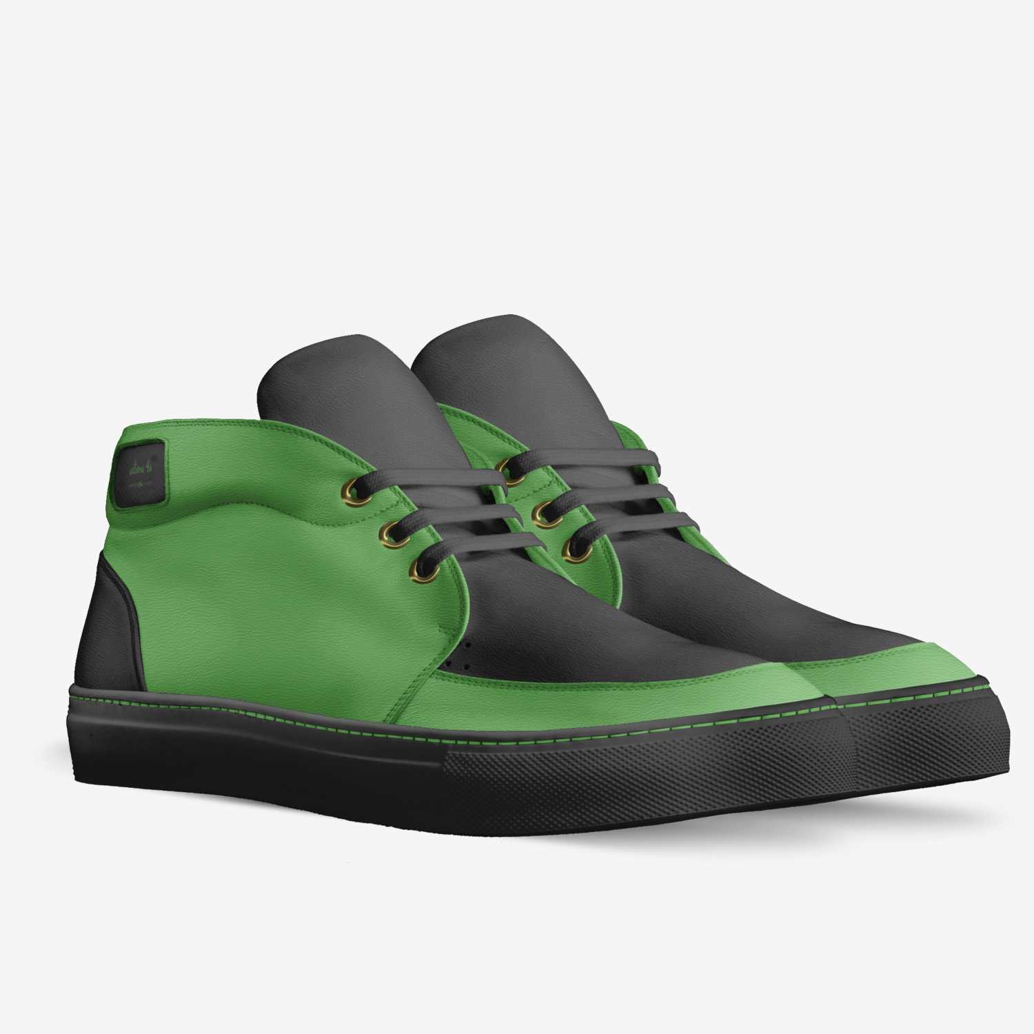 aliens 4s custom made in Italy shoes by Mathayus Davis | Double view