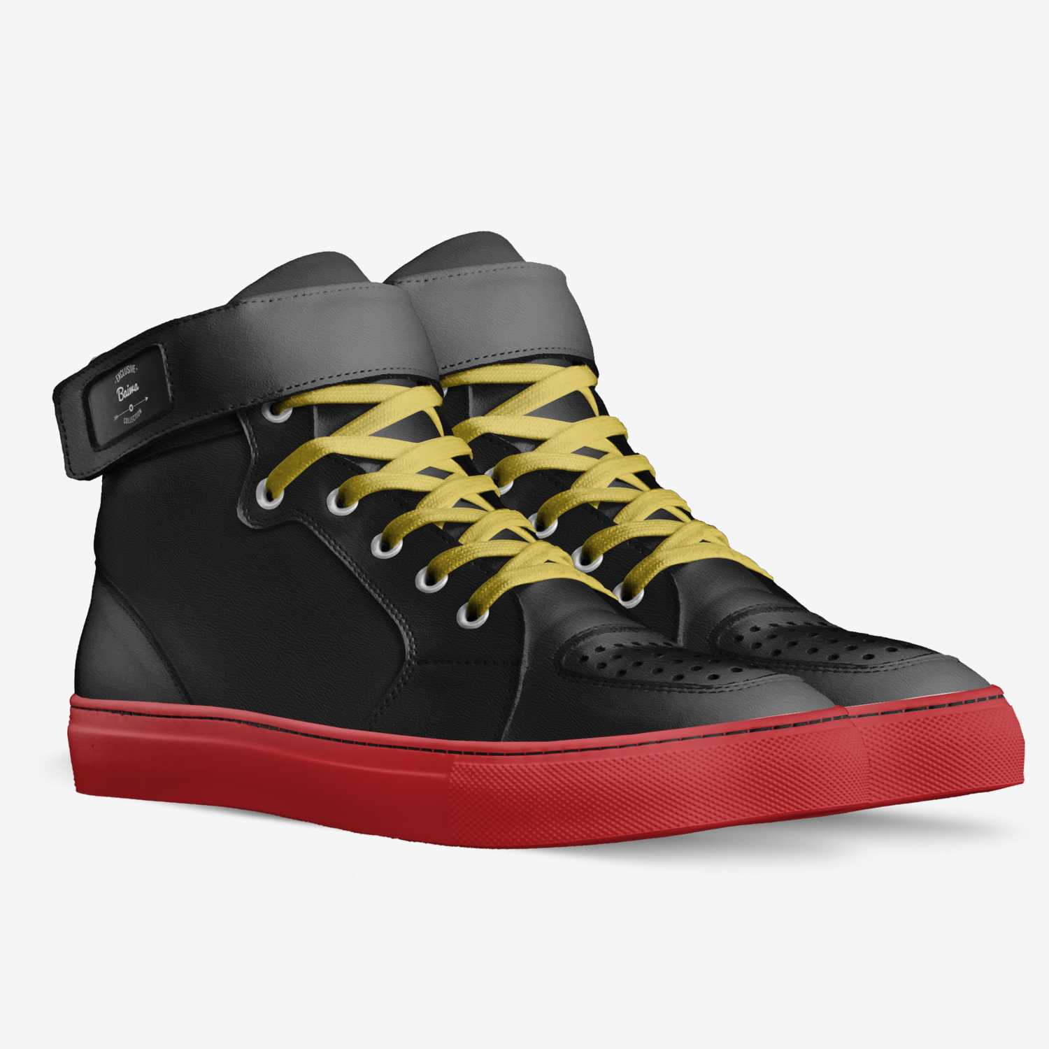 Baiwa custom made in Italy shoes by Flavius Burbulea | Double view