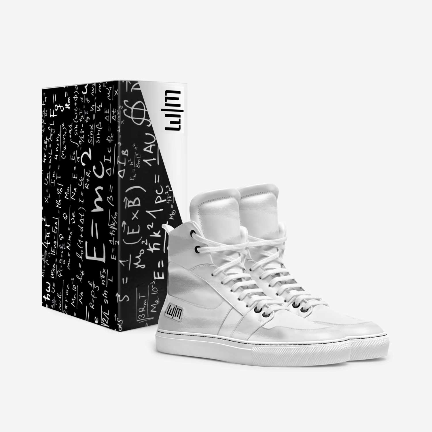White Outs custom made in Italy shoes by Sidney Clayton Jr | Box view