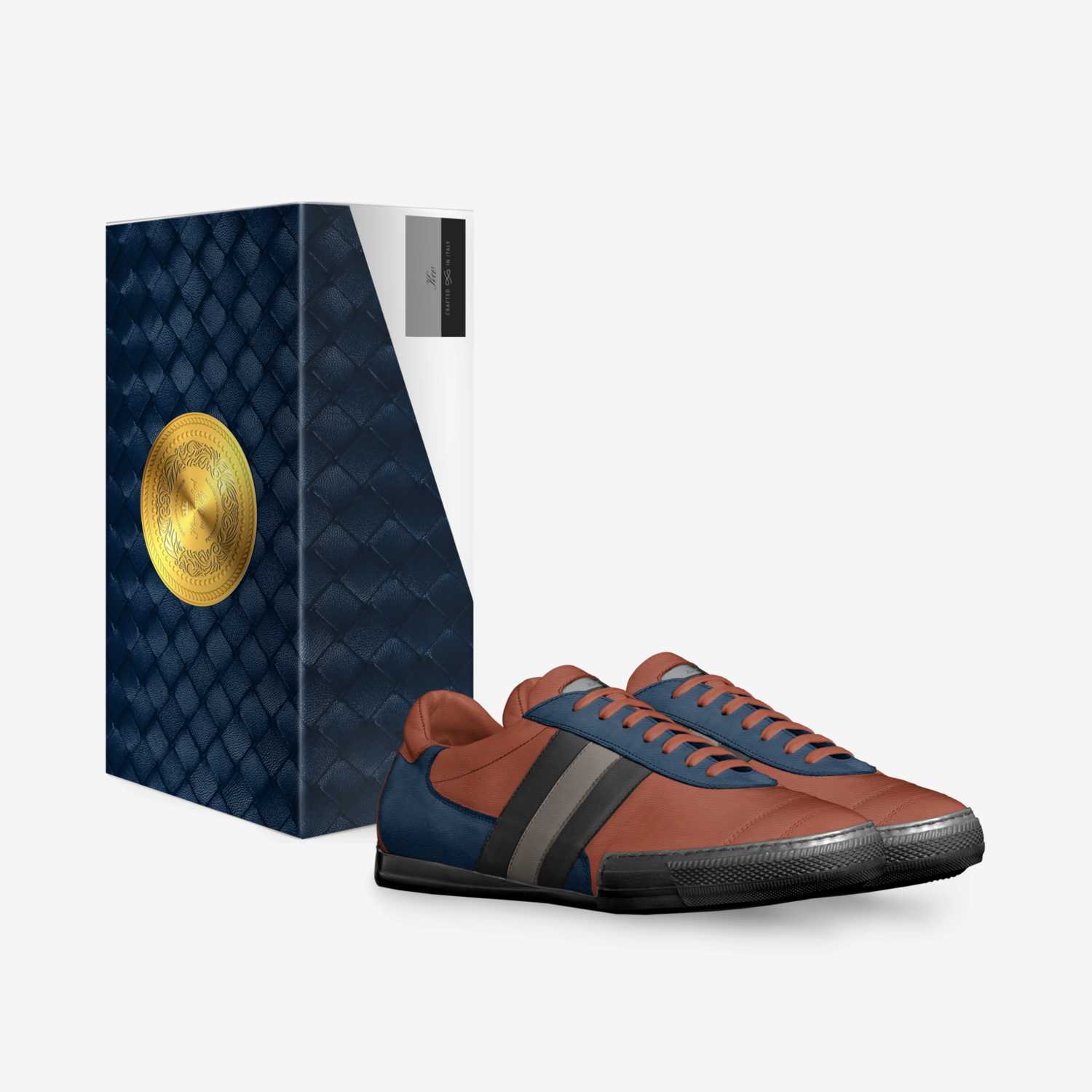 Kev custom made in Italy shoes by Karonda Edwards | Box view