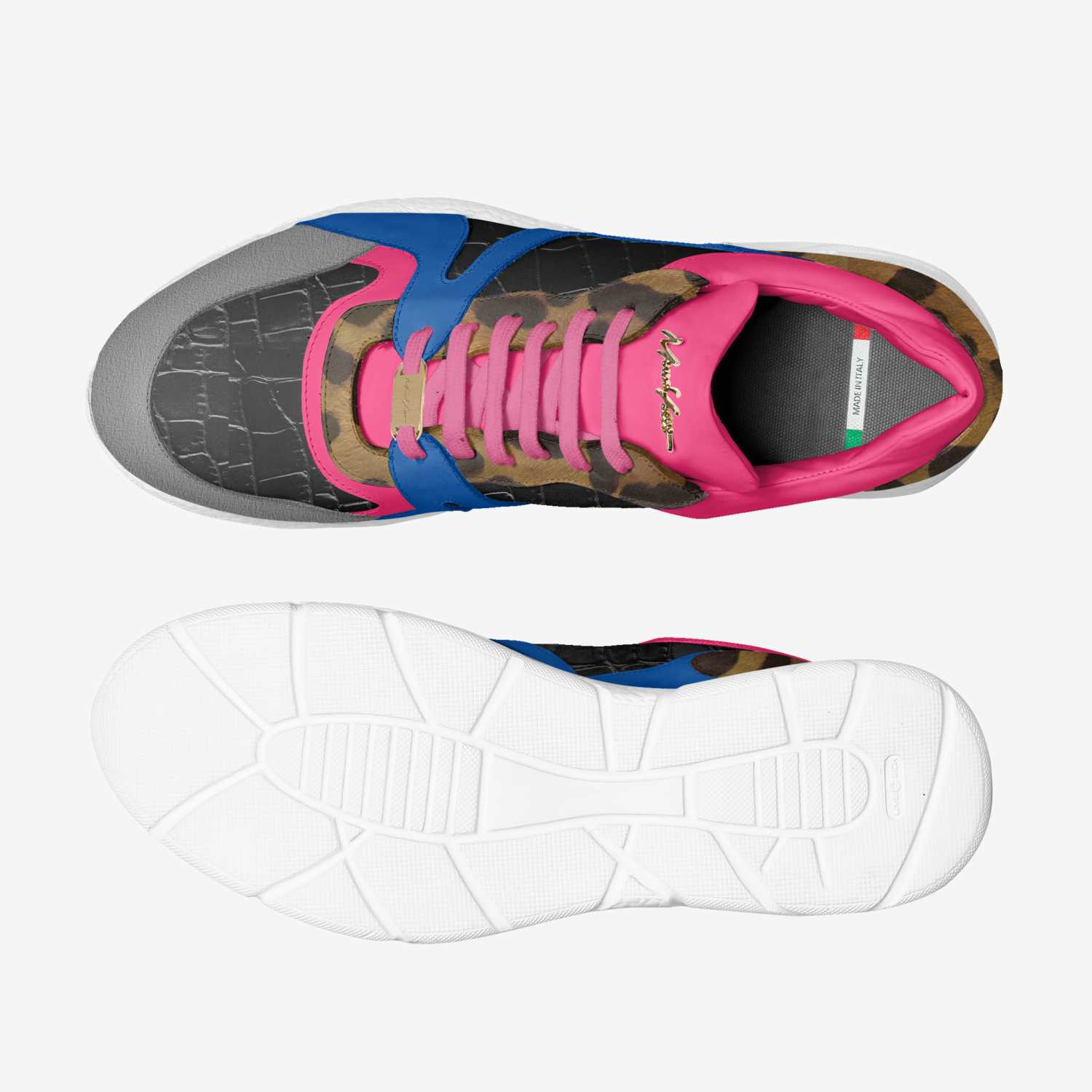Moneyatti MP61 custom made in Italy shoes by Moneyatti Brand | Top view