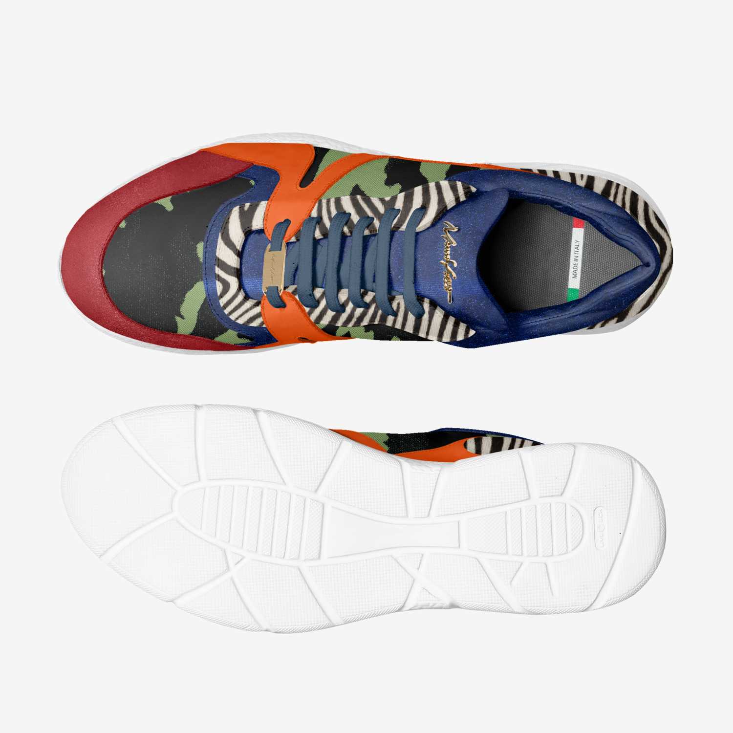 Moneyatti MP62 custom made in Italy shoes by Moneyatti Brand | Top view
