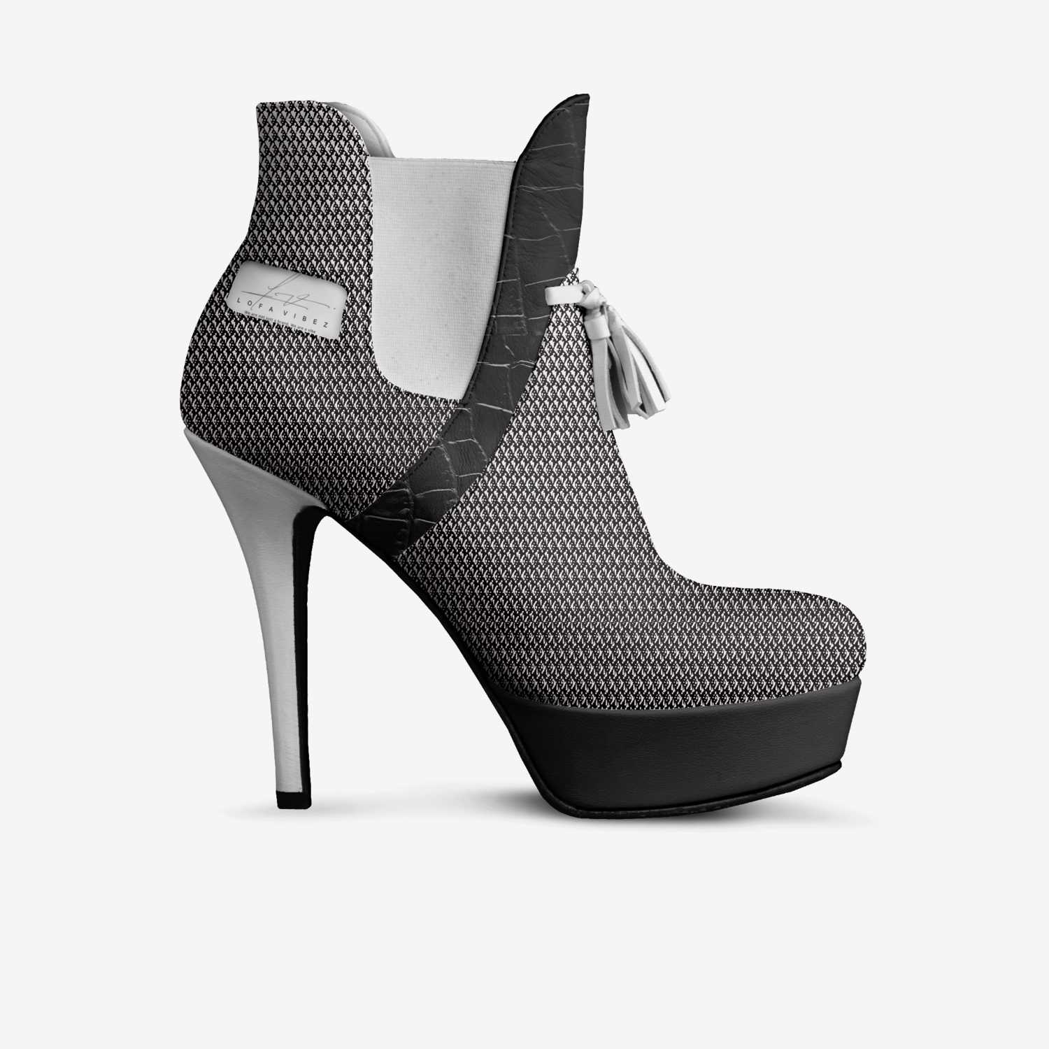 LoFa Vibez custom made in Italy shoes by Sharita Bundoo | Side view