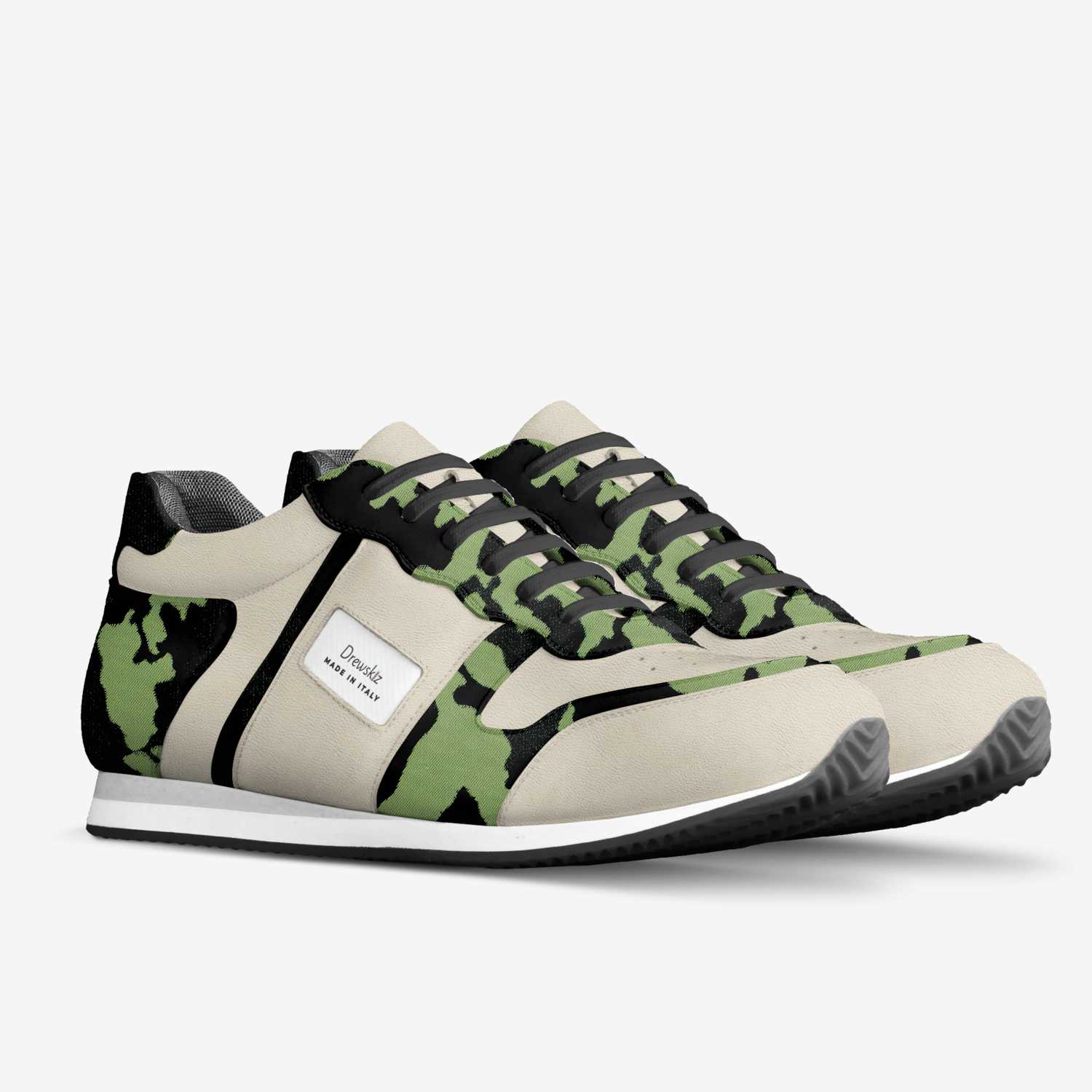 Camokazeez 2 custom made in Italy shoes by Andrew Stadeker | Double view