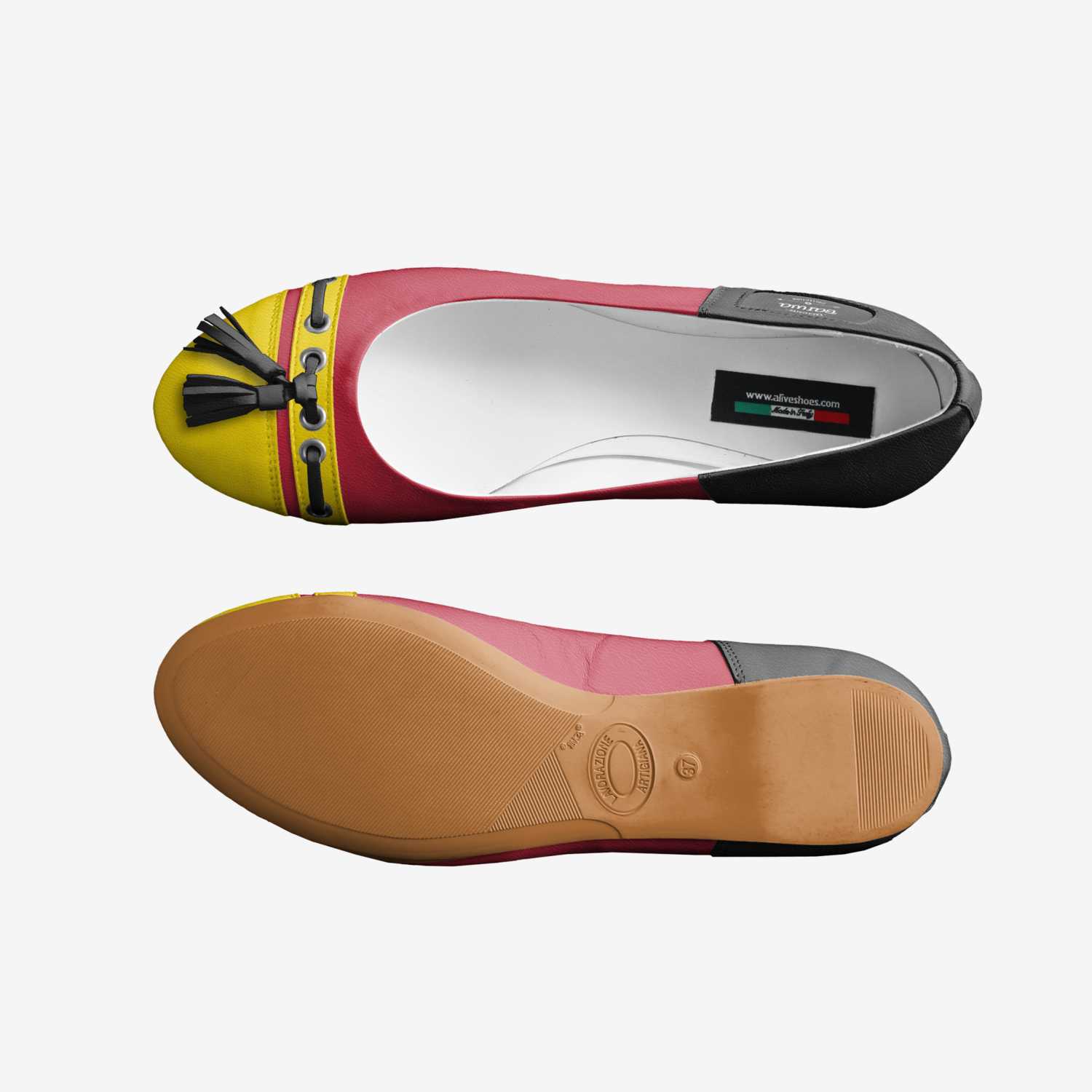 BAIWA custom made in Italy shoes by Flavius Burbulea | Top view