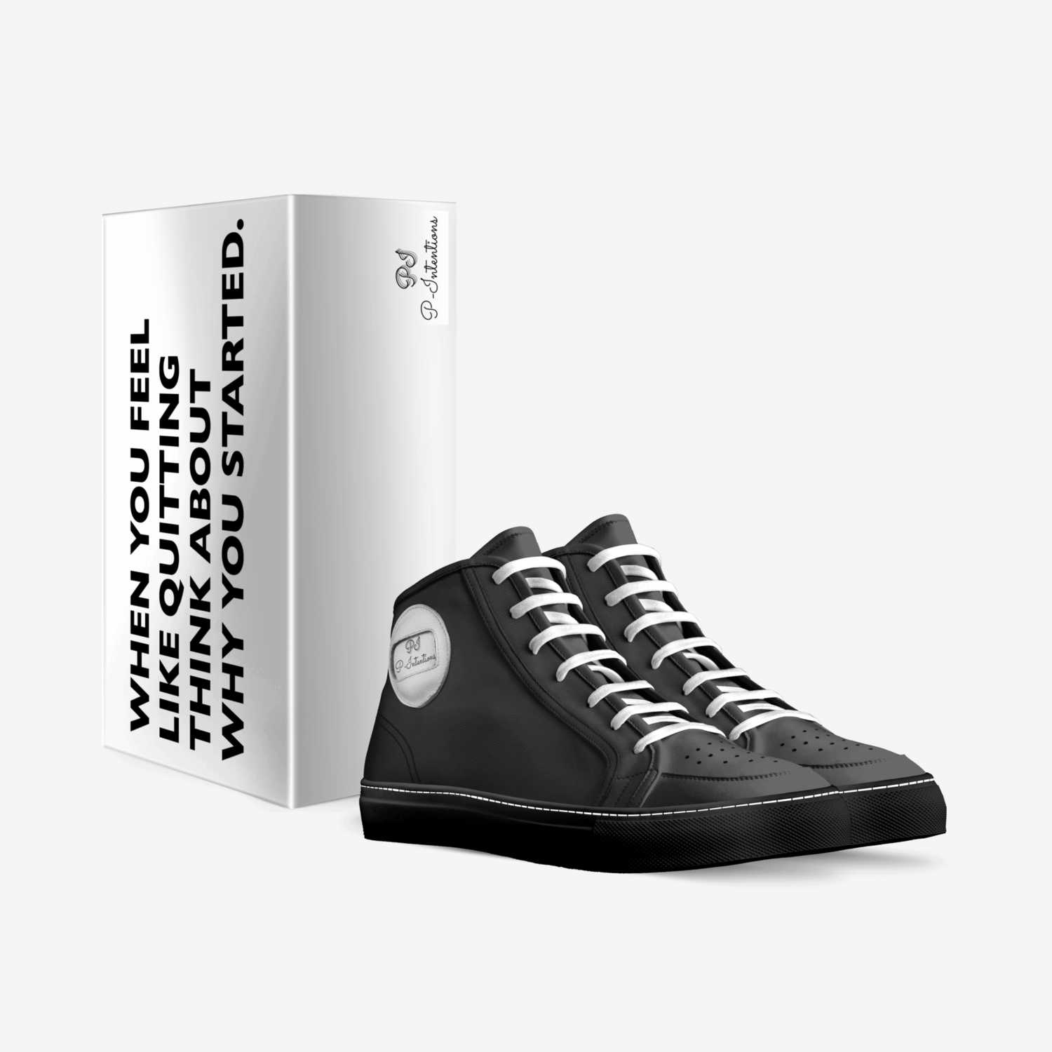 P-Intentions custom made in Italy shoes by Hue Mcdowell | Box view