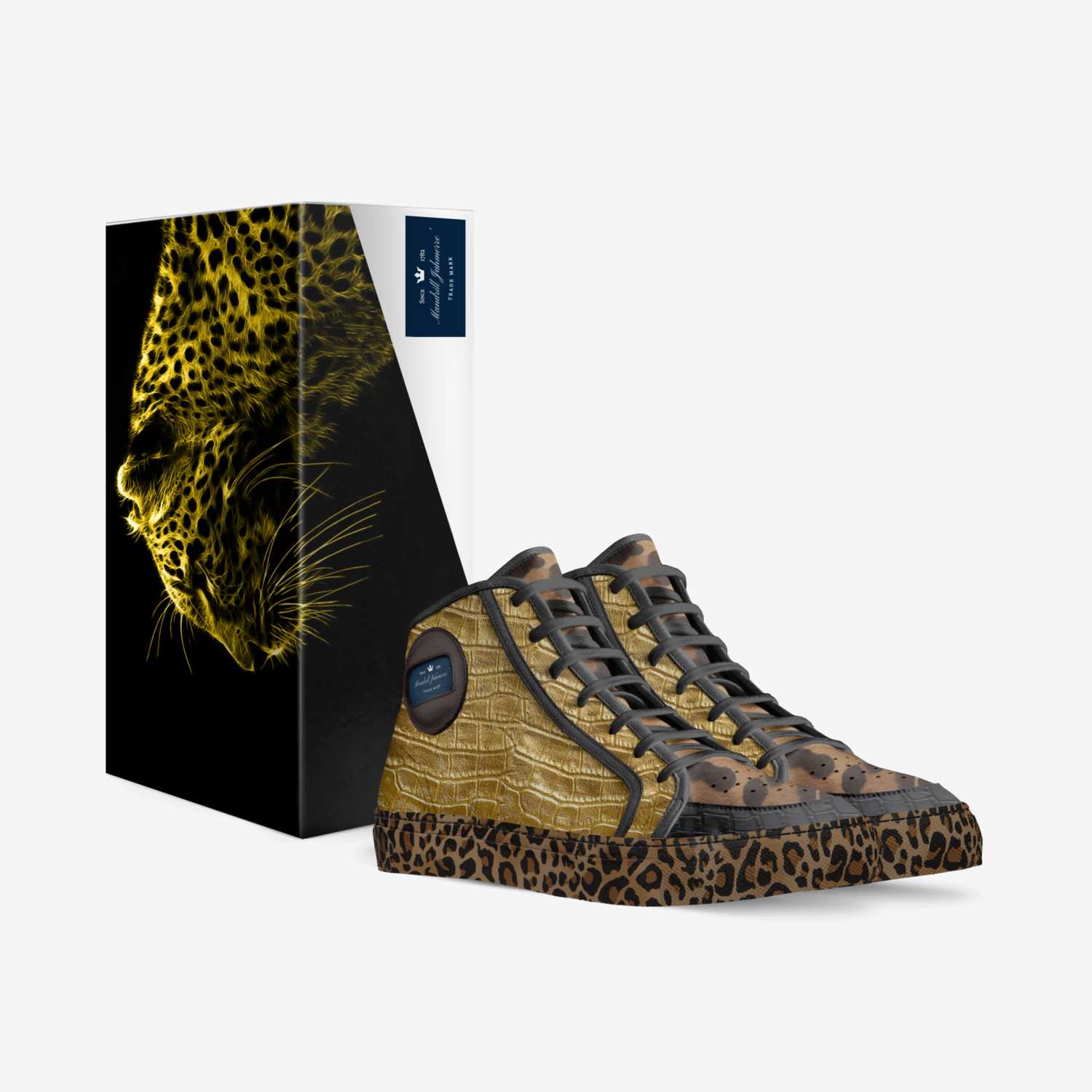 Mandrill Jahmerre' custom made in Italy shoes by Chico Jenkins | Box view