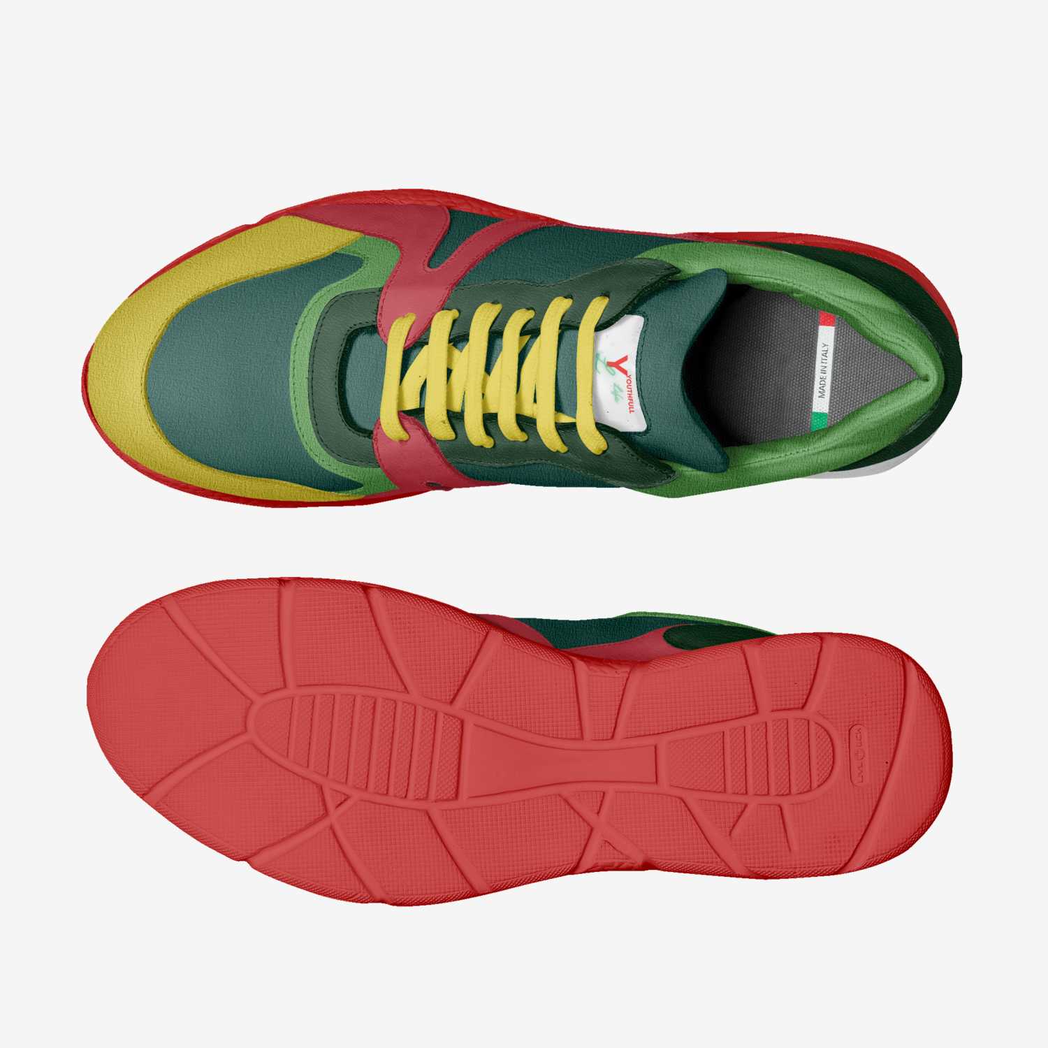 YLs Youthfull Life custom made in Italy shoes by Hue Mcdowell | Top view