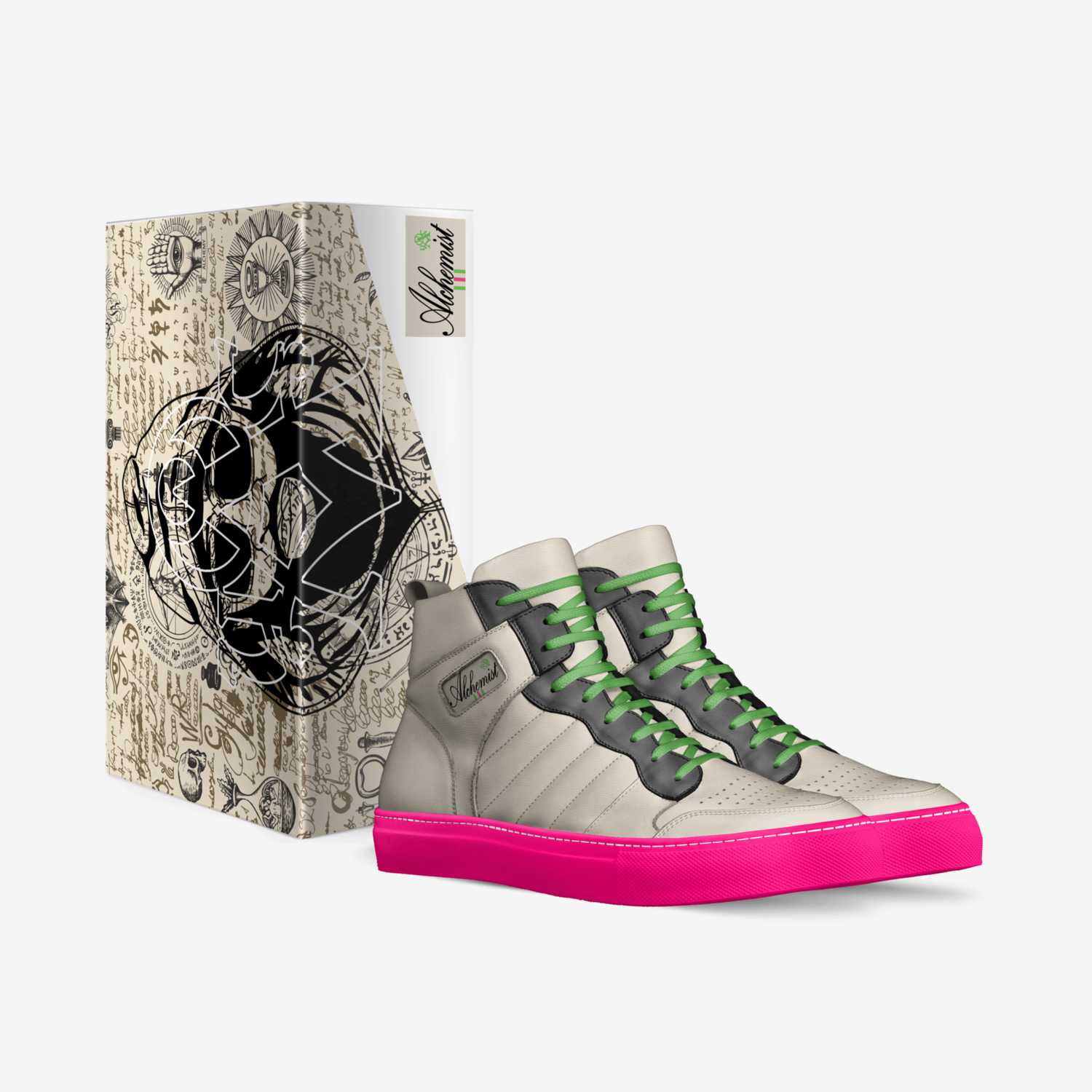 Alchemical custom made in Italy shoes by Urban Alchemist Clothing | Box view