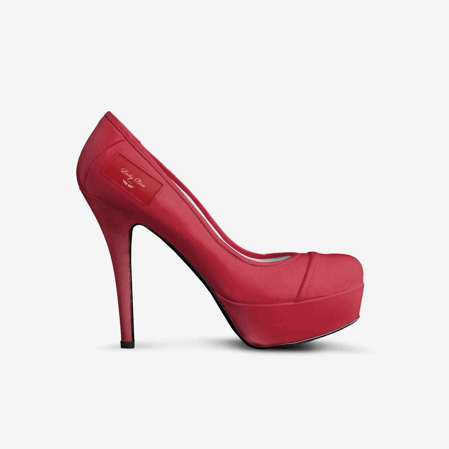 Lady bae custom made in Italy shoes by Confidant Sekwena | Side view