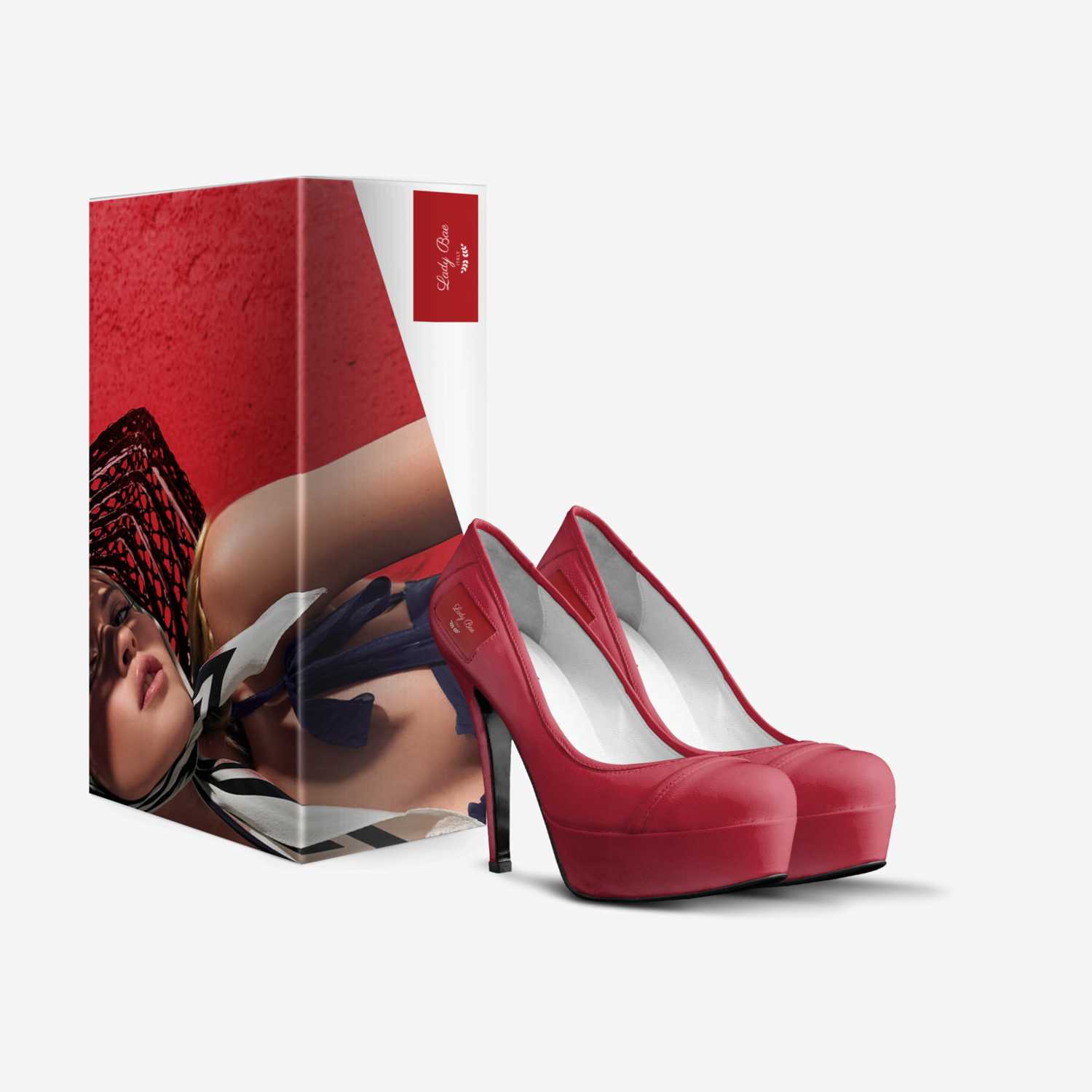 Lady bae custom made in Italy shoes by Confidant Sekwena | Box view