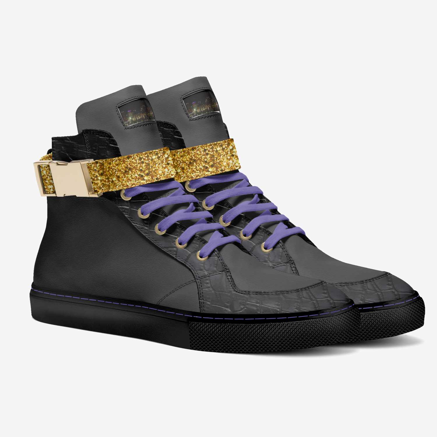 Cataclysmic-BMore custom made in Italy shoes by Gary Fields | Double view