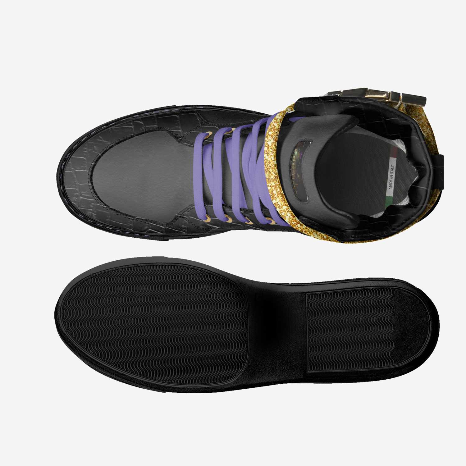 Cataclysmic-BMore custom made in Italy shoes by Gary Fields | Top view